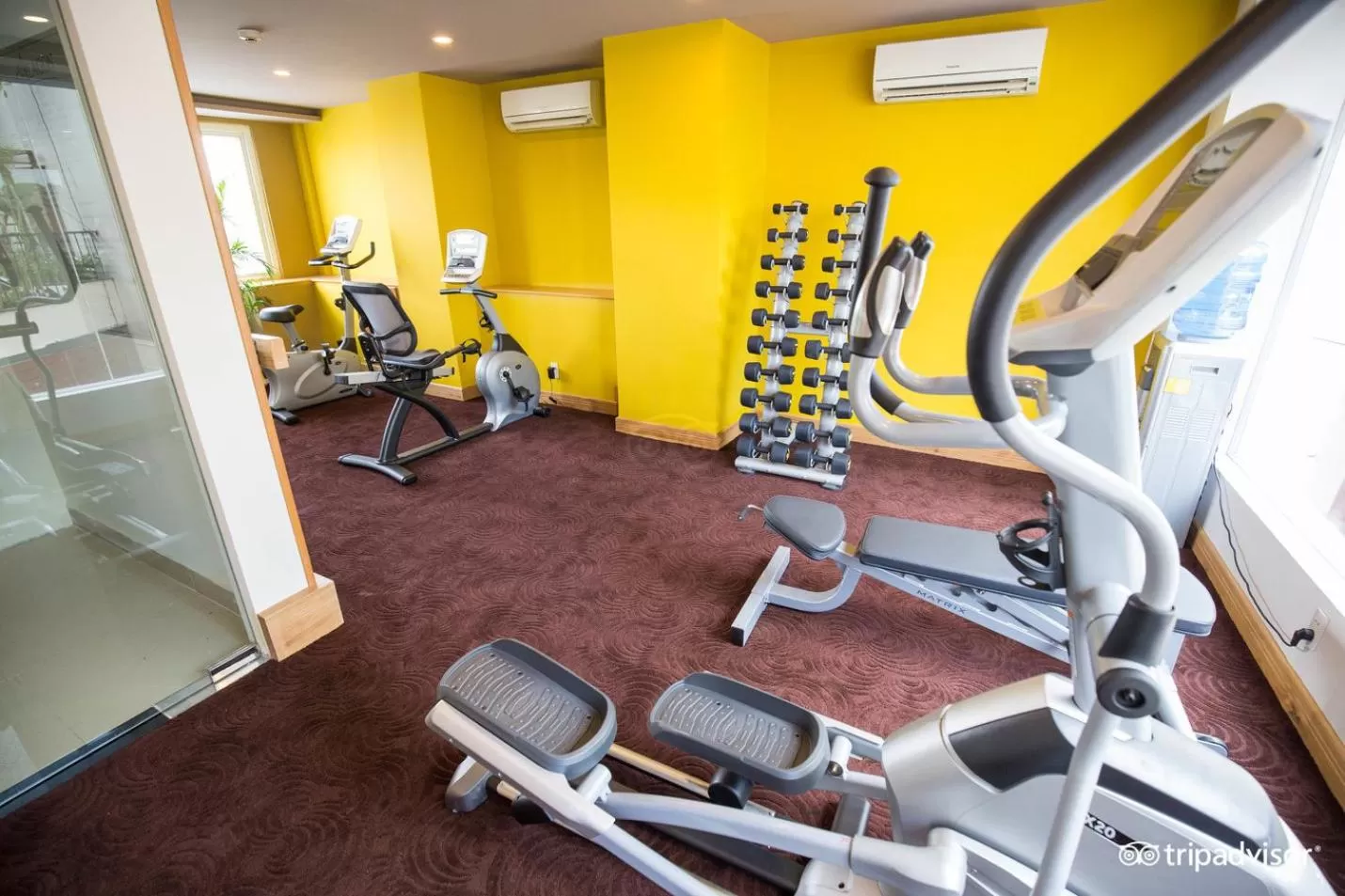 Fitness centre/facilities in Alagon City Hotel & Spa