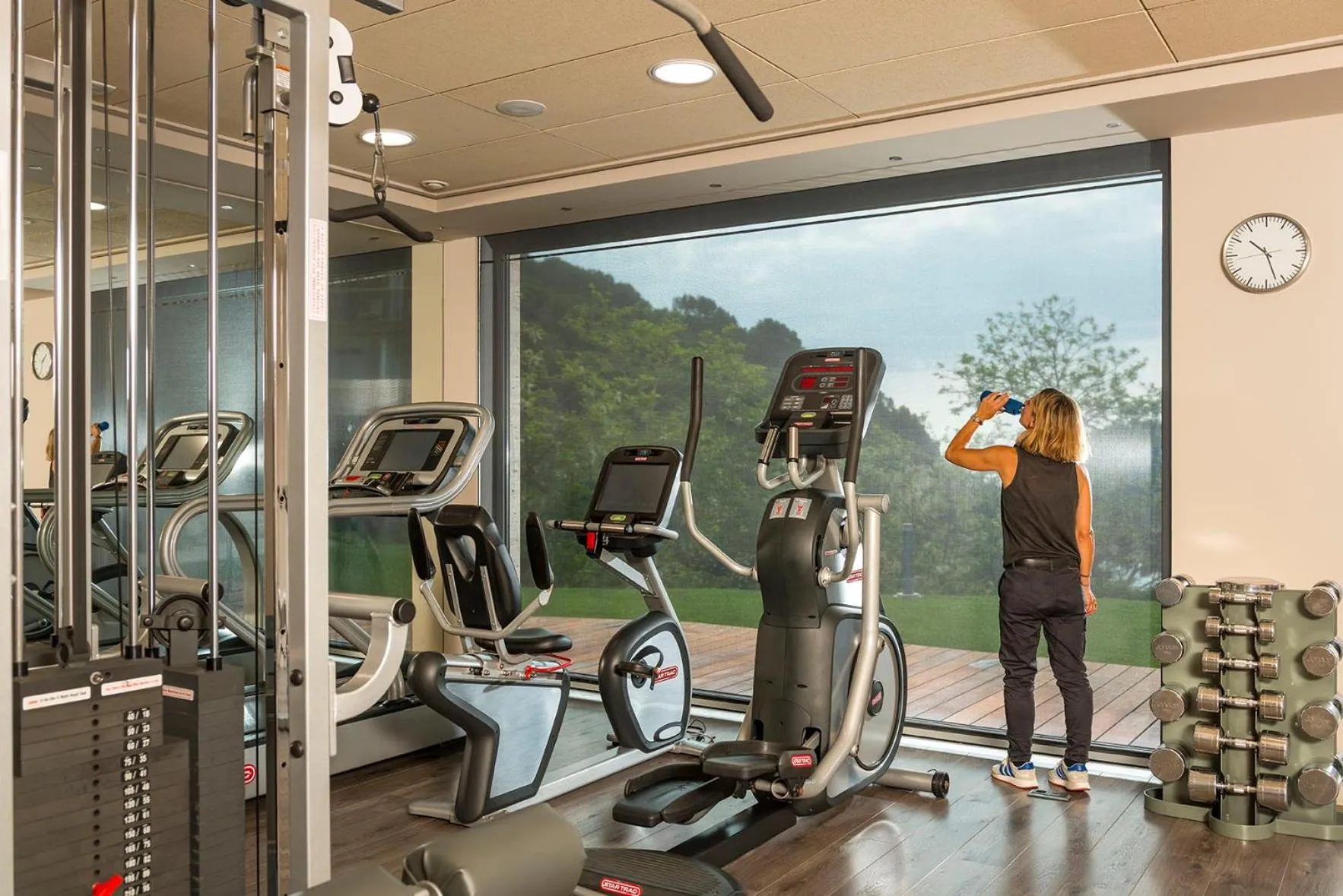 Fitness centre/facilities in Hotel Santa Marta