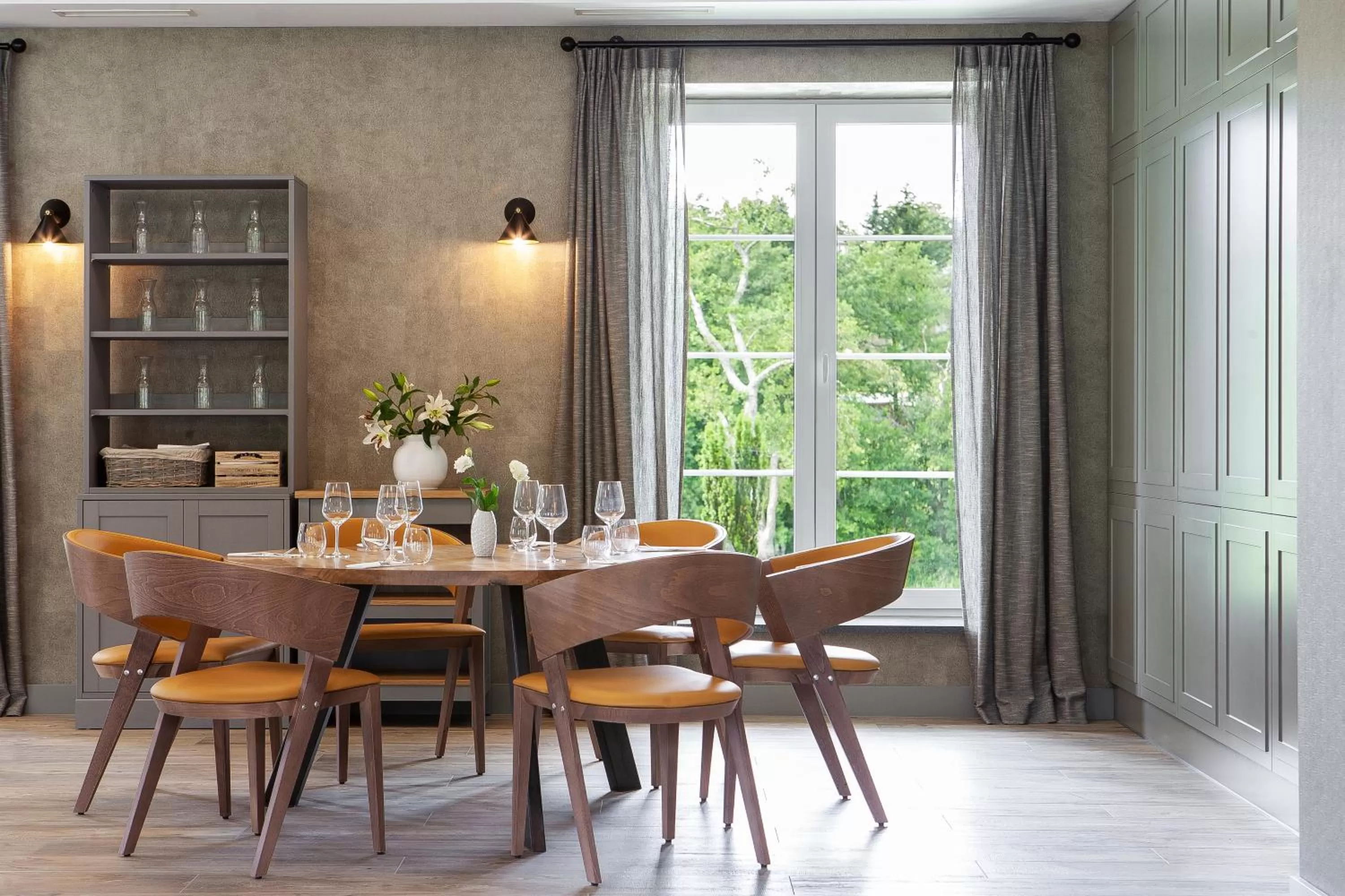 Dining area in Leśny Dwór