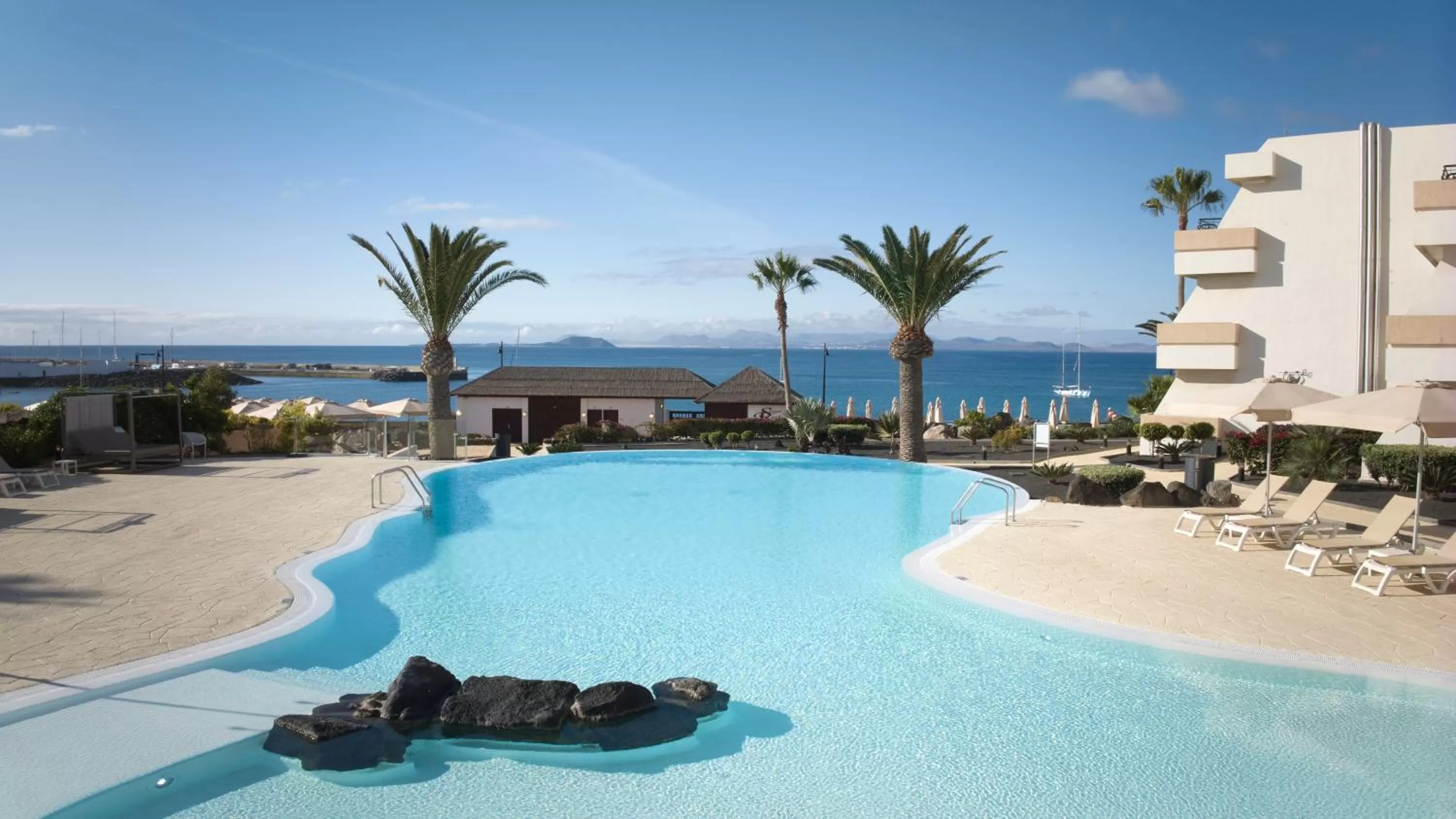 Pool view in Dreams Lanzarote Playa Dorada Resort & Spa