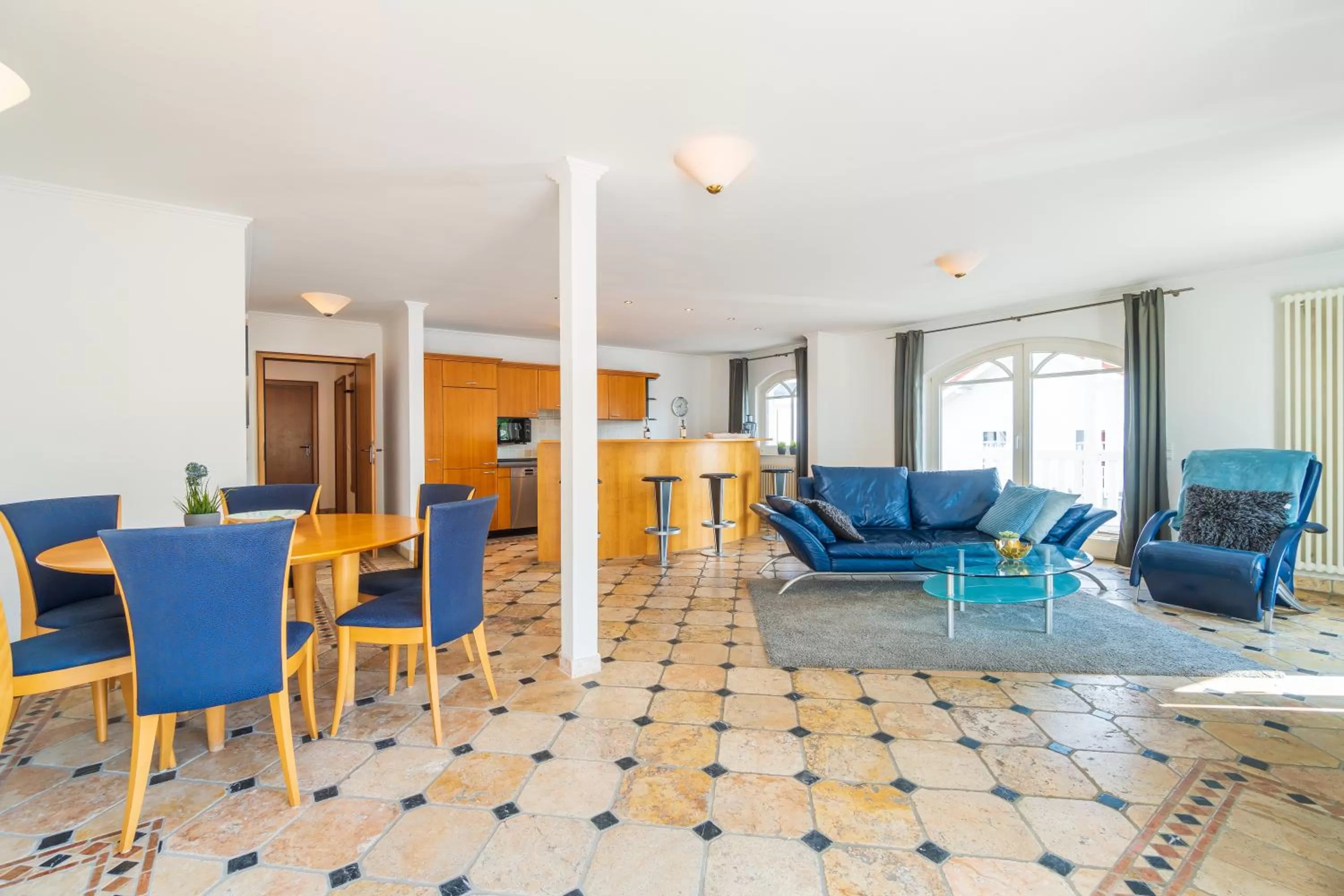 Living room in Strandhaus Belvedere