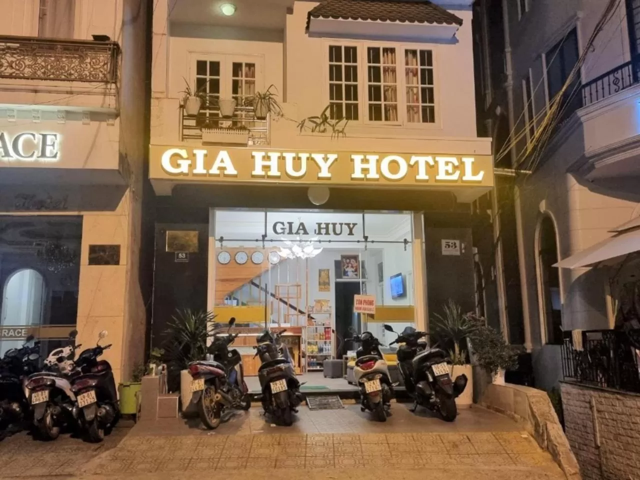 Property building in Glory Gia Huy Hotel
