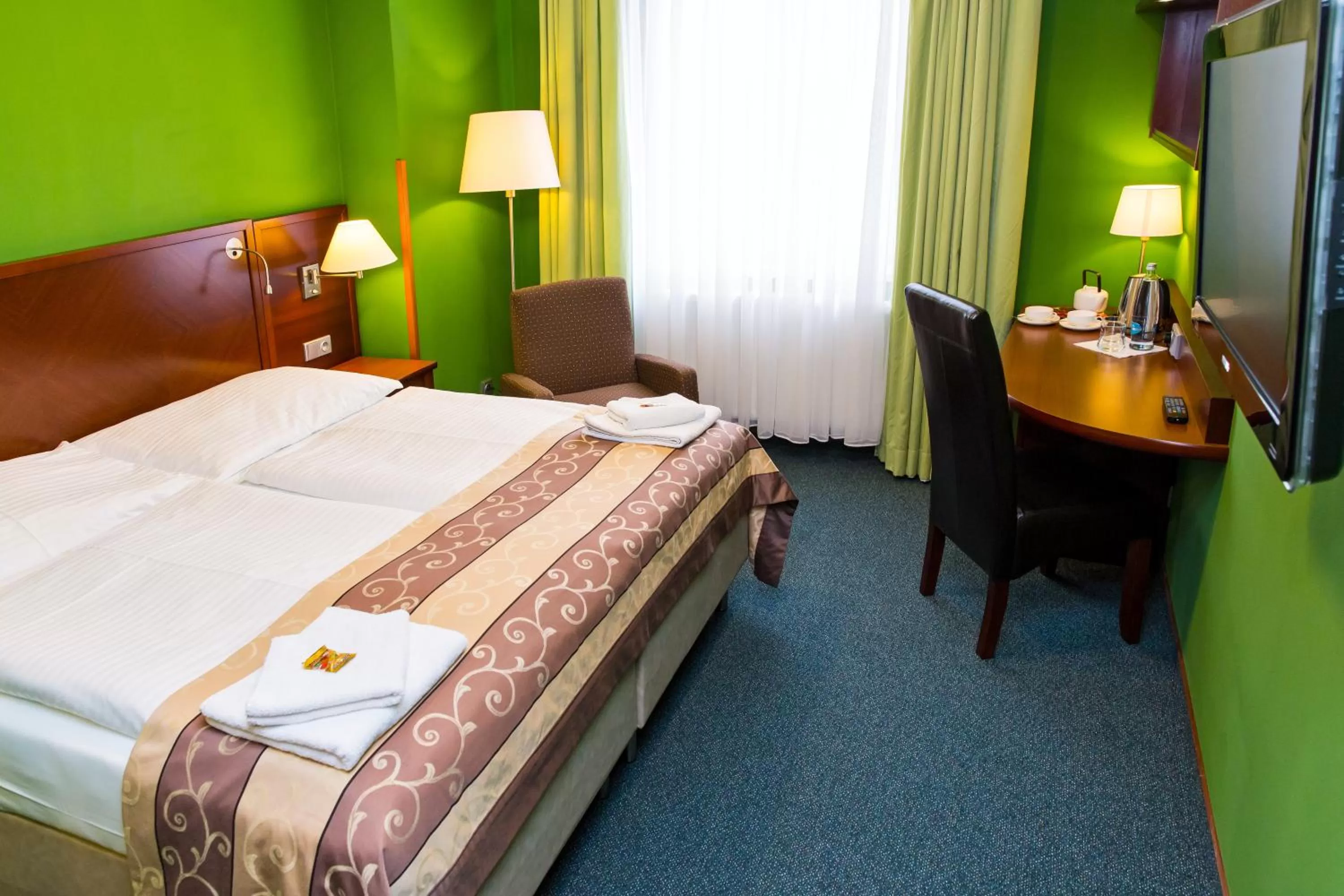 Day, Bed in Hotel Rieger Garni