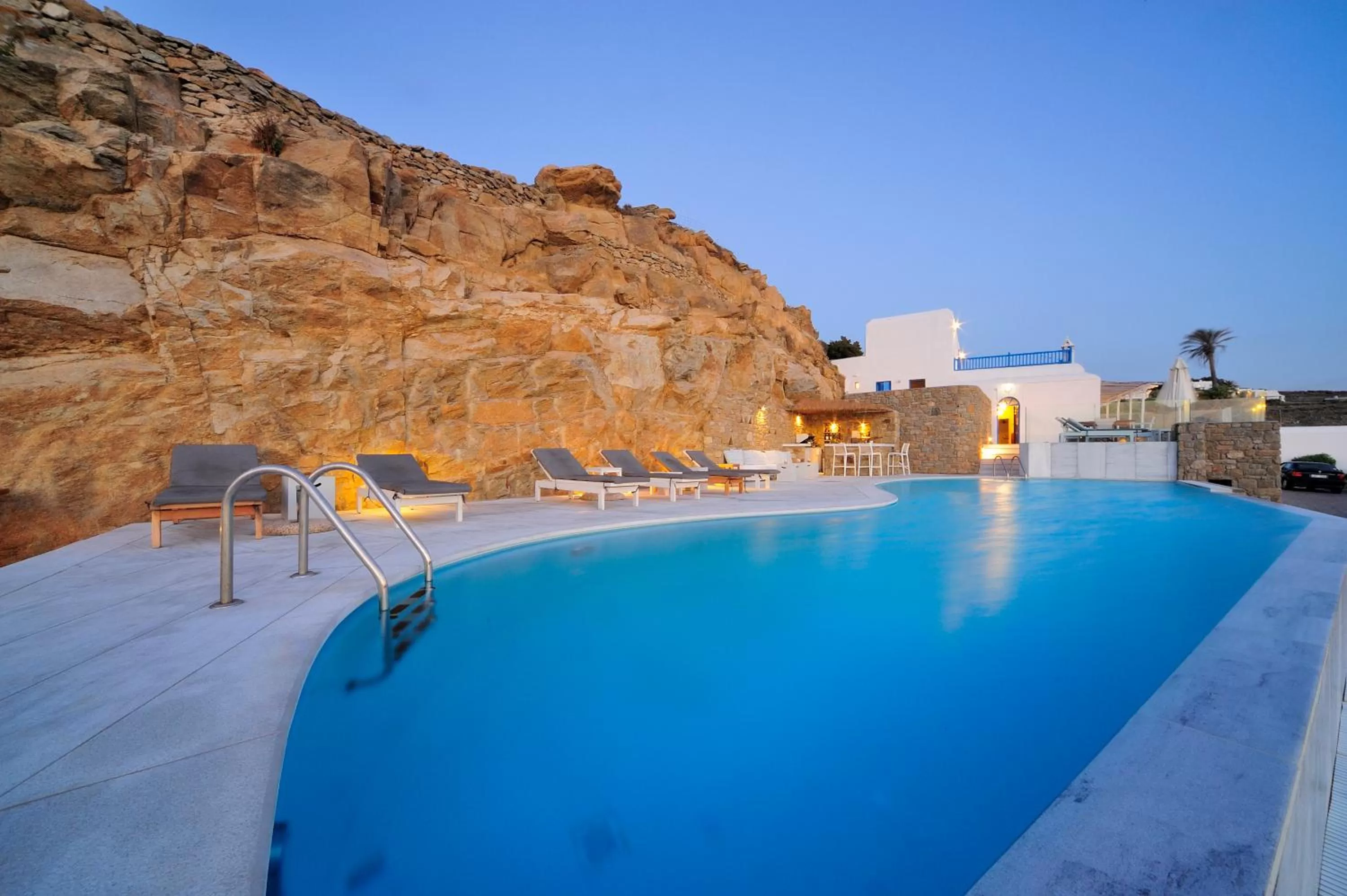 Swimming pool in Mykonos Beach Hotel