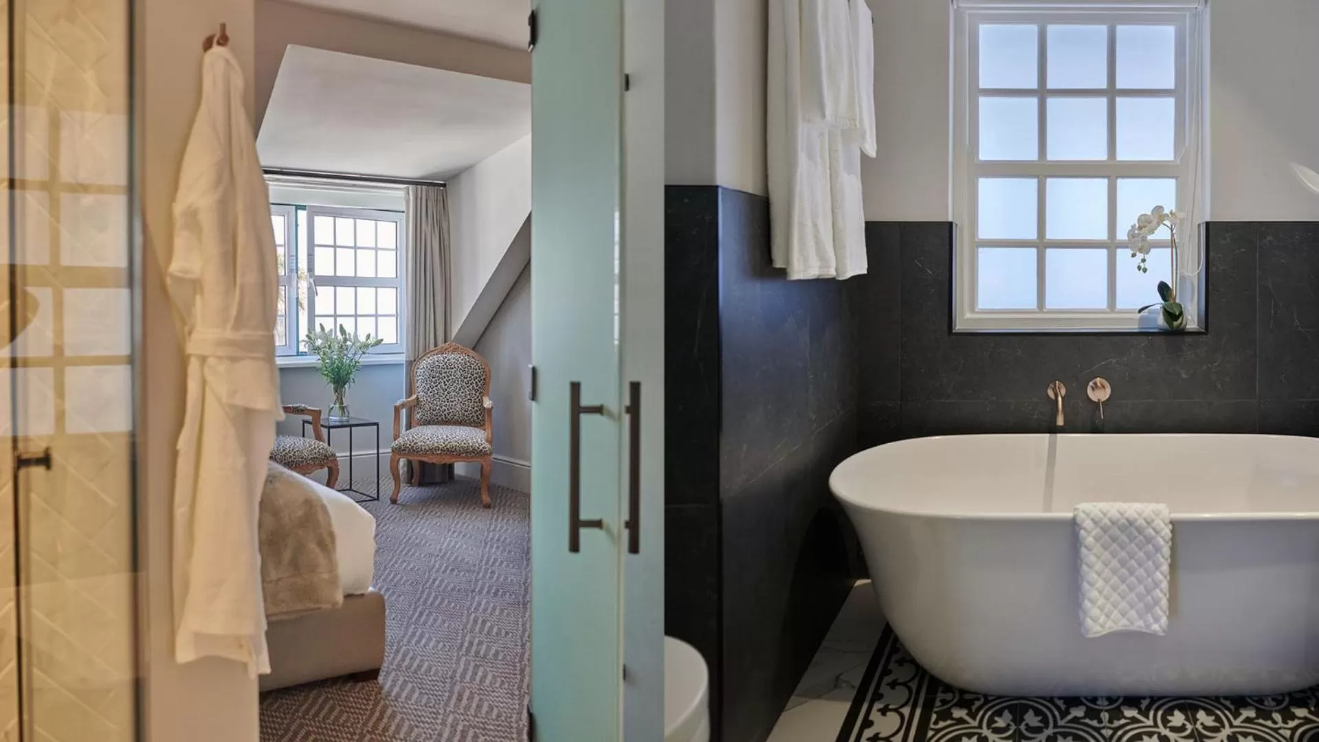 Bathroom, Bed in The Winchester Hotel by NEWMARK