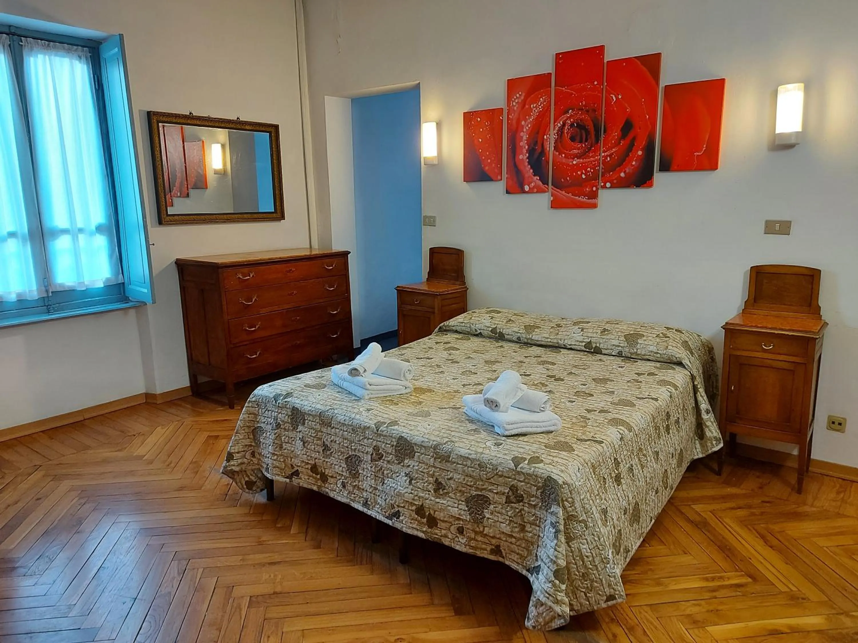 Bed in Hotel Sommeiller