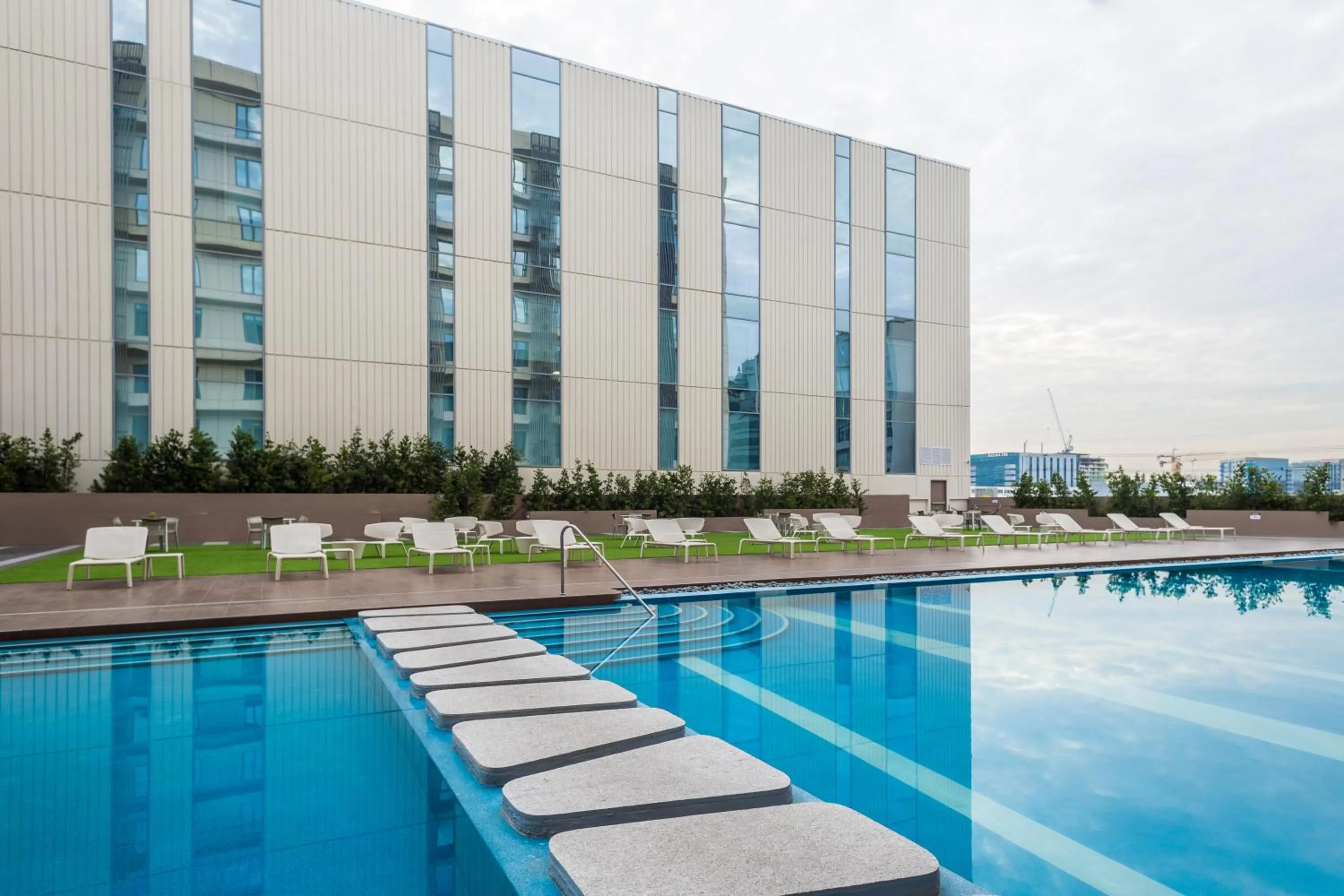 Swimming pool in Citadines Bay City Manila