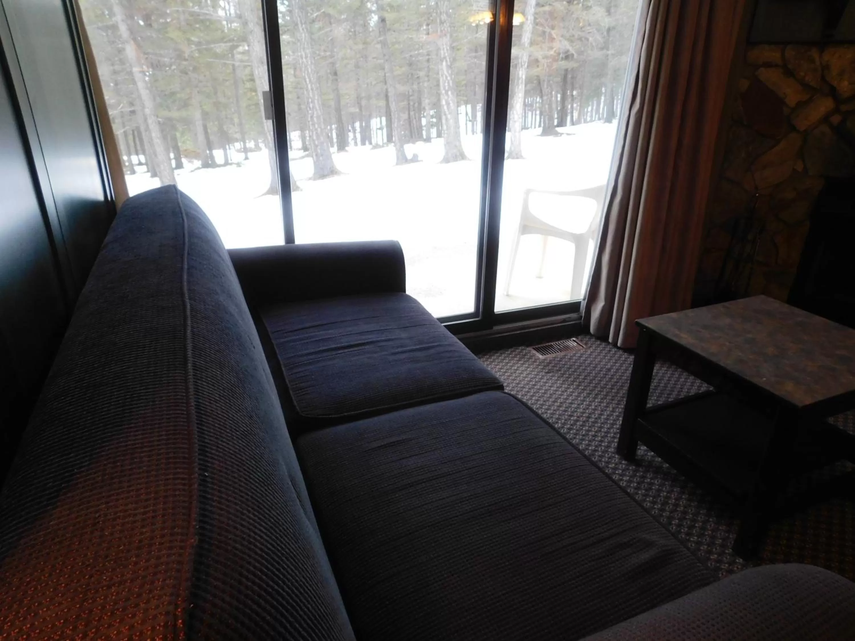 Seating area in Douglas Fir Resort & Chalets