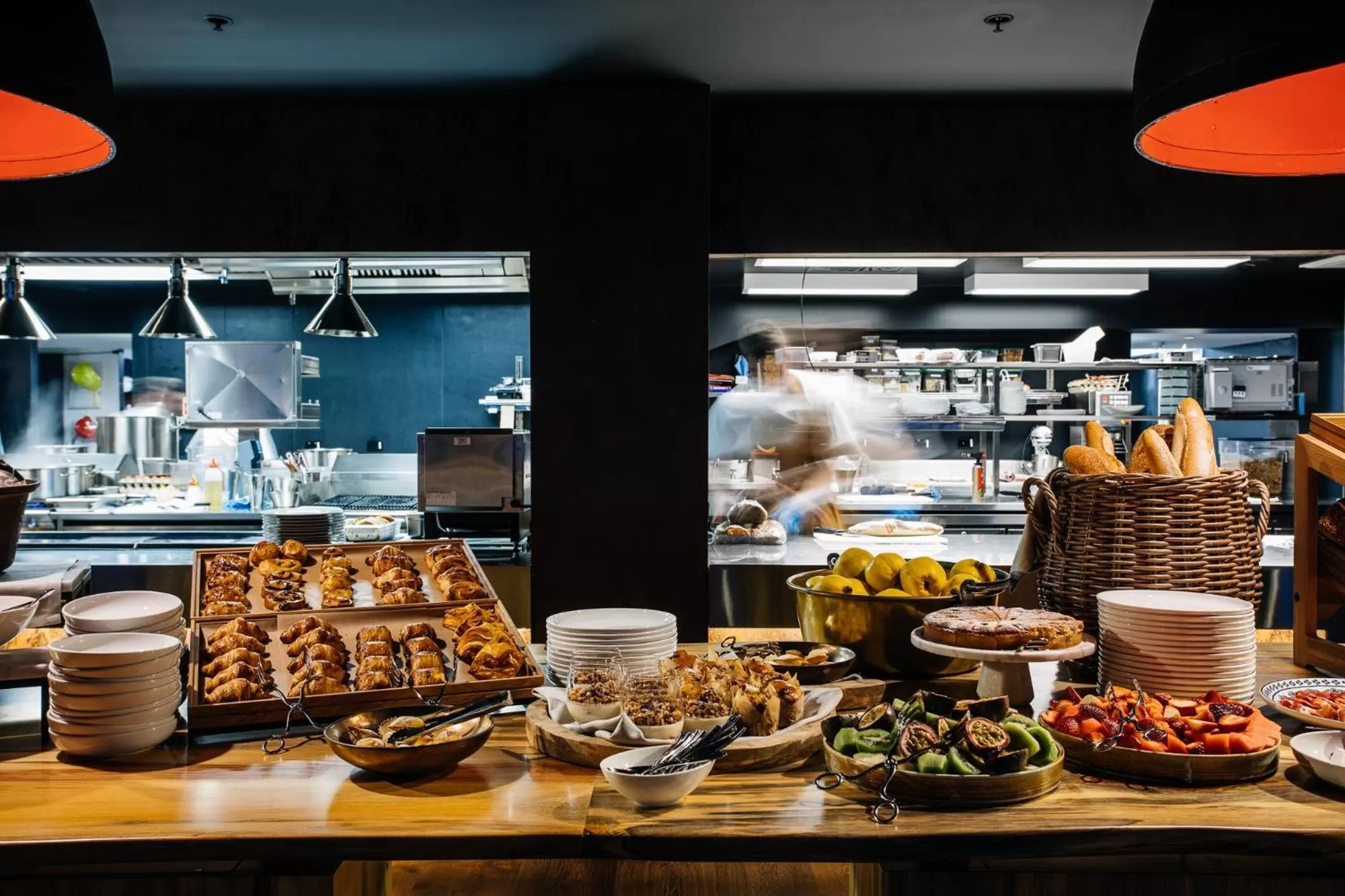 Buffet breakfast in MACq 01 Hotel