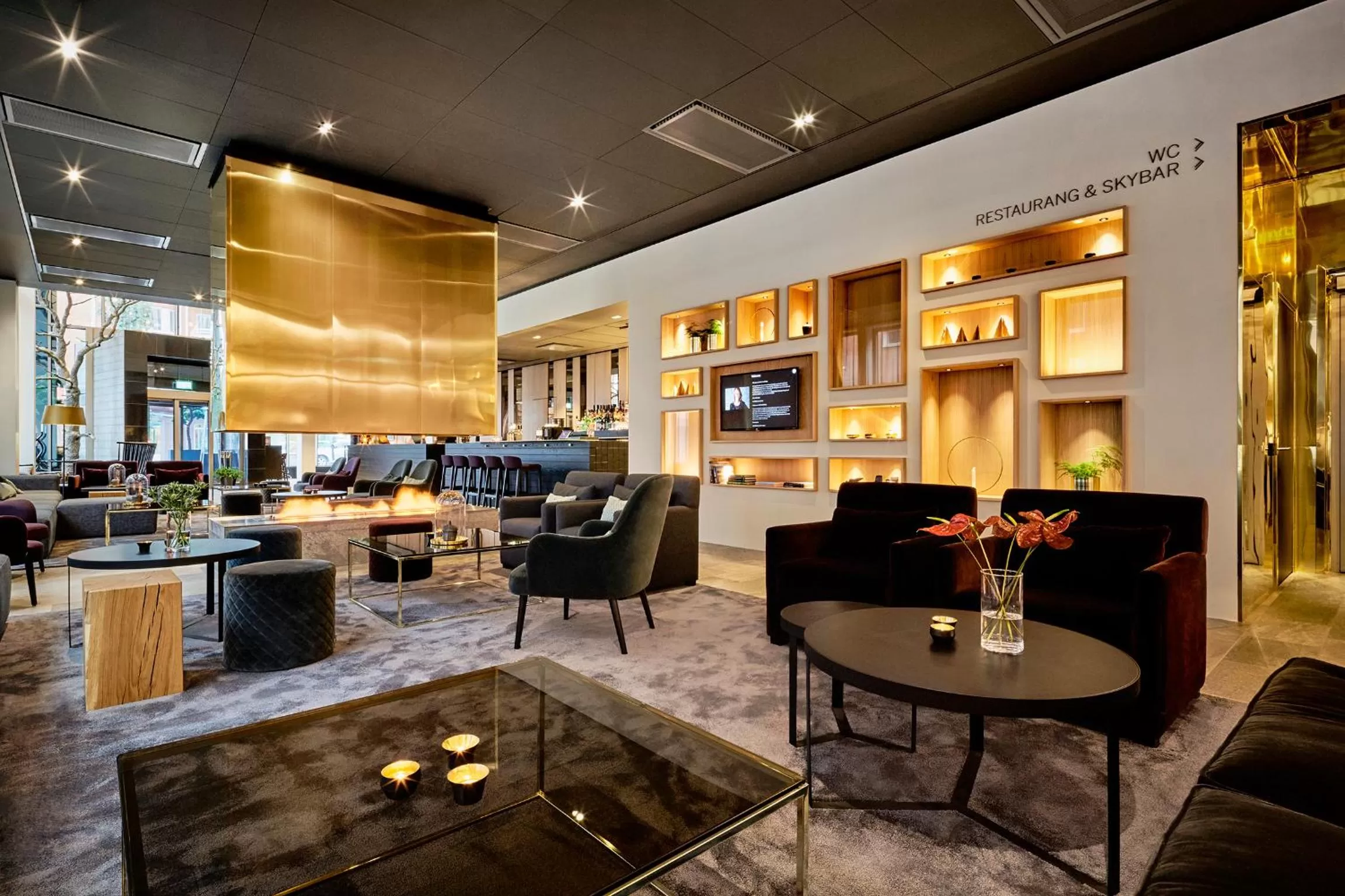 Lobby or reception in KUST Hotell & SPA