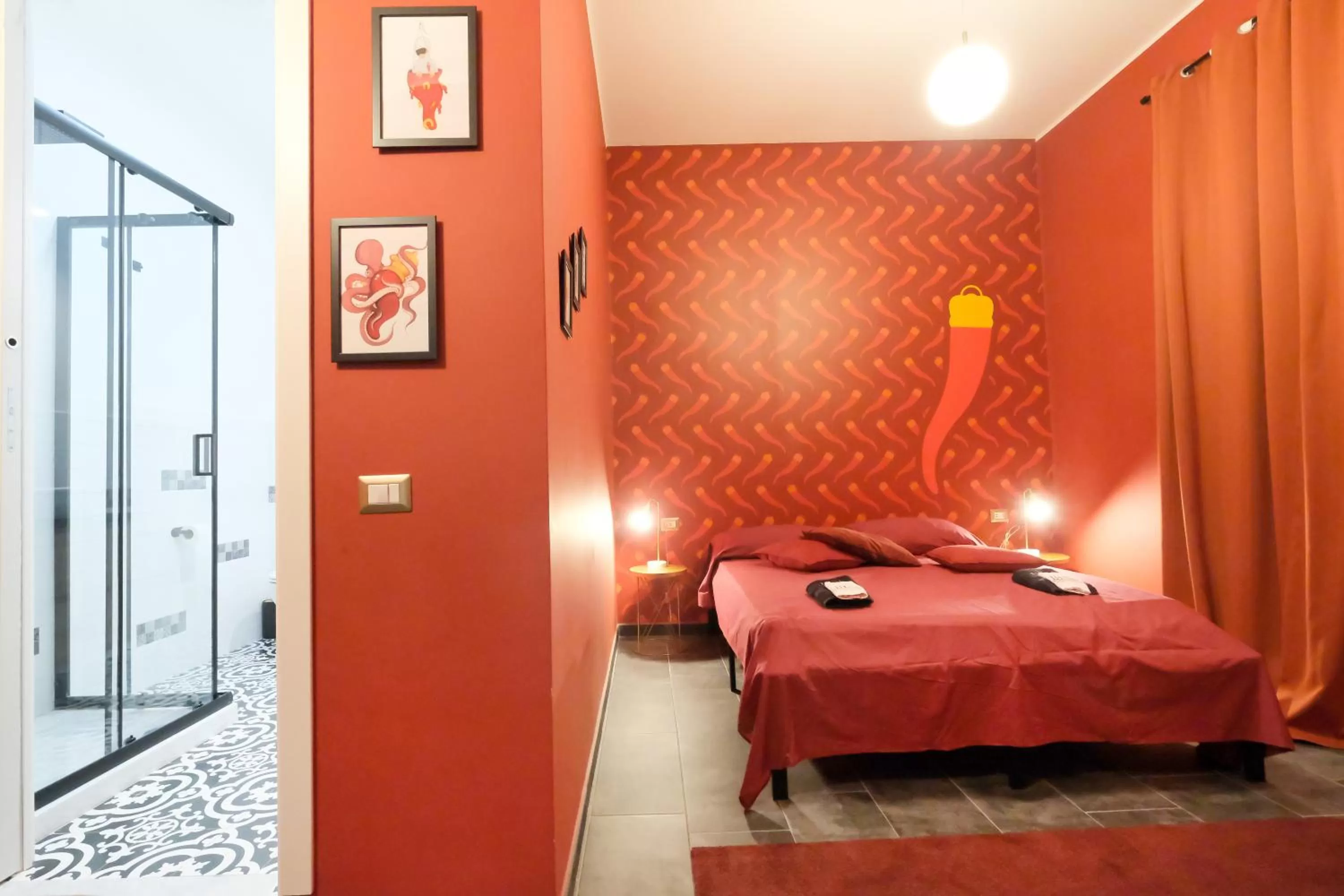 Bathroom, Bed in LH51 Rooms