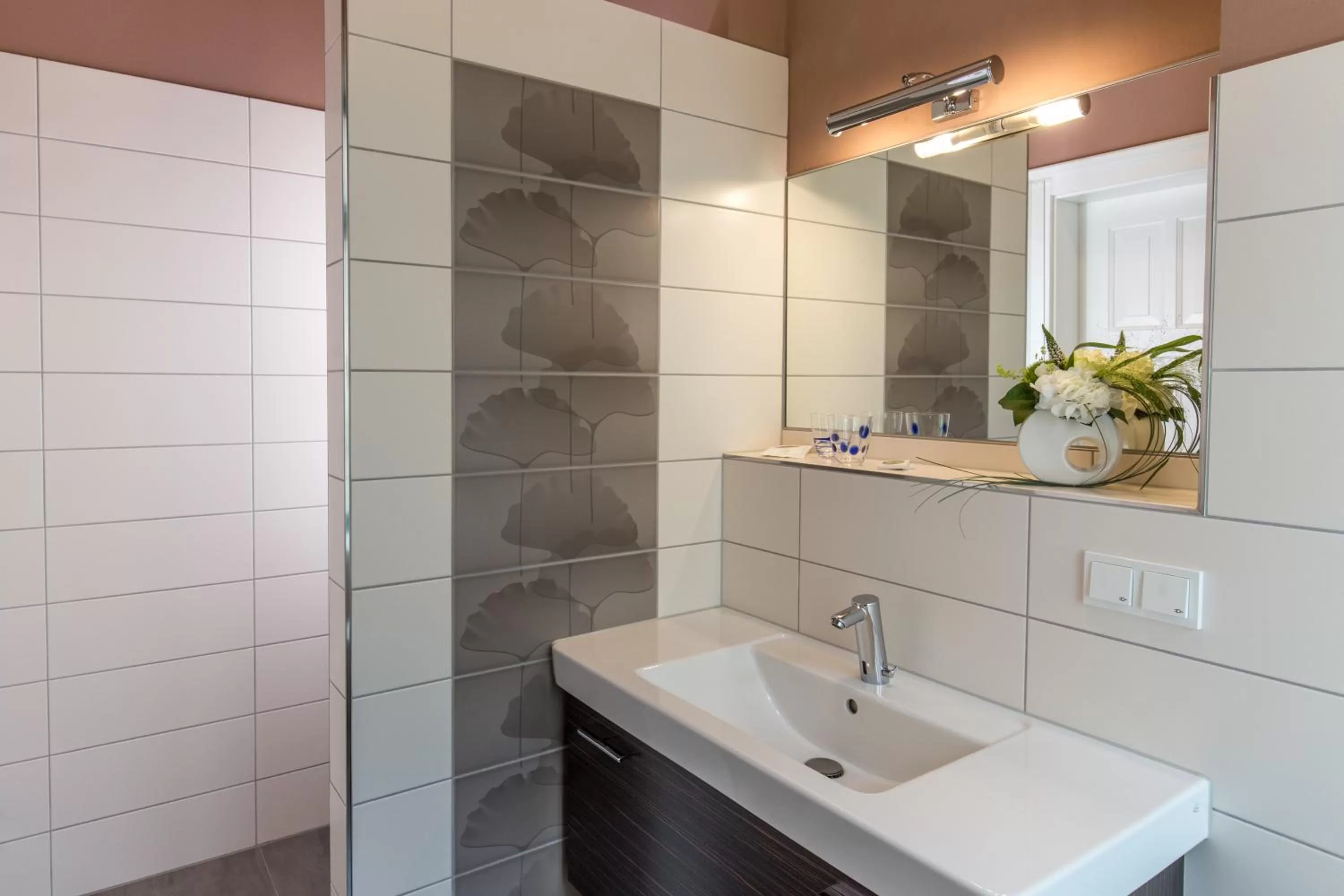 Shower in Grande Albergo Giancarlo