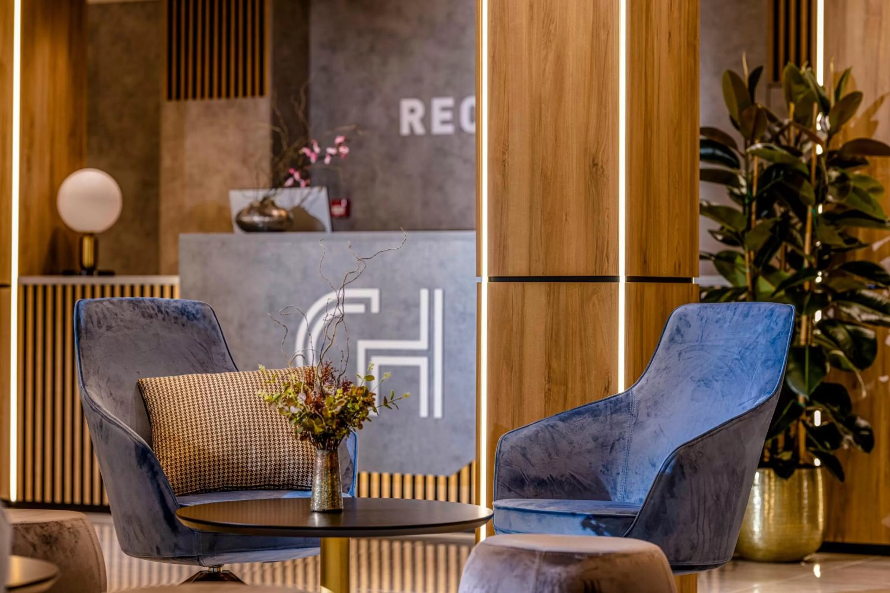 Lobby or reception in Grand Hotel Zagreb