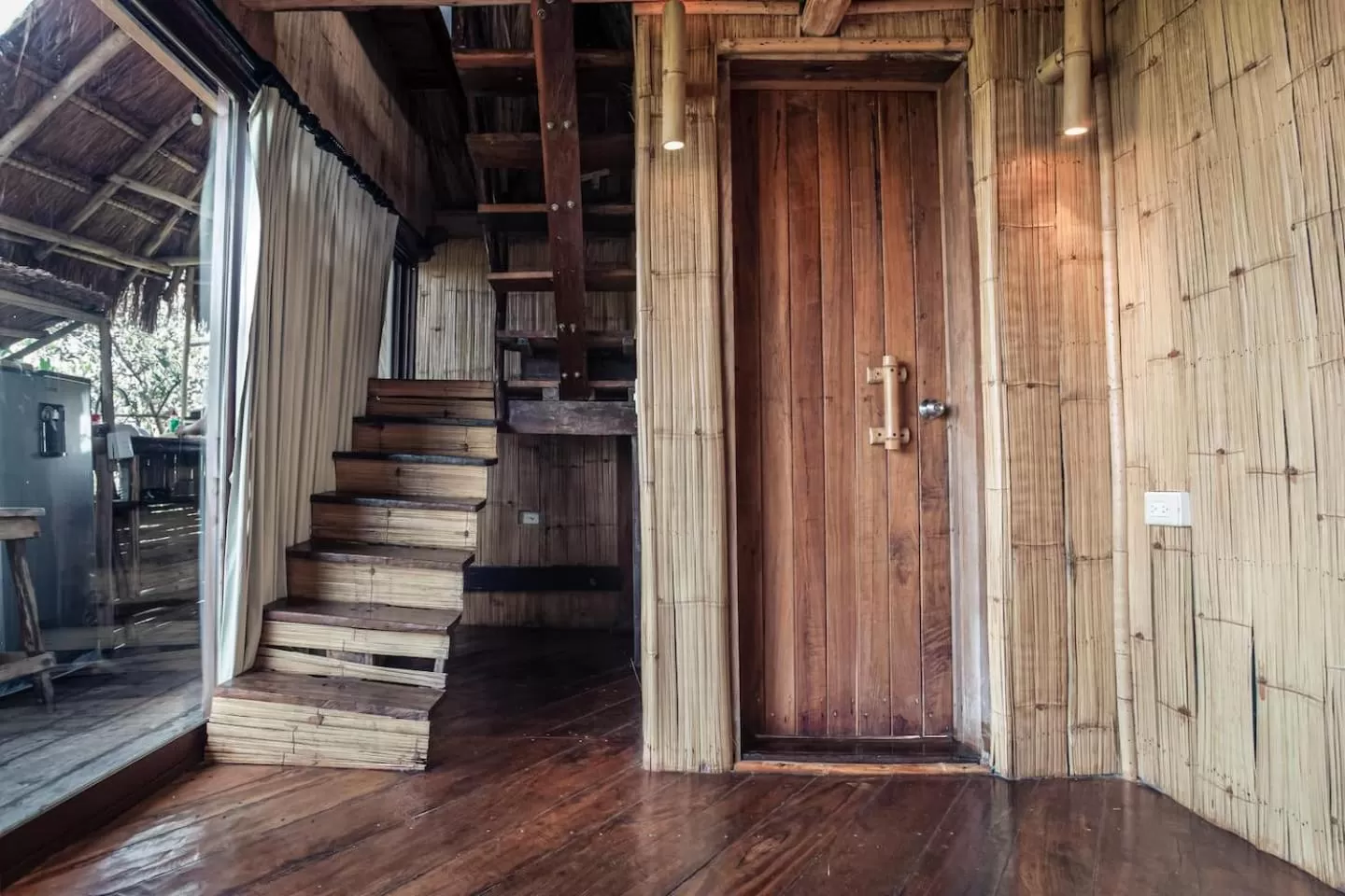 Living room in Hidden Treehouse Tulum Eco-Hotel