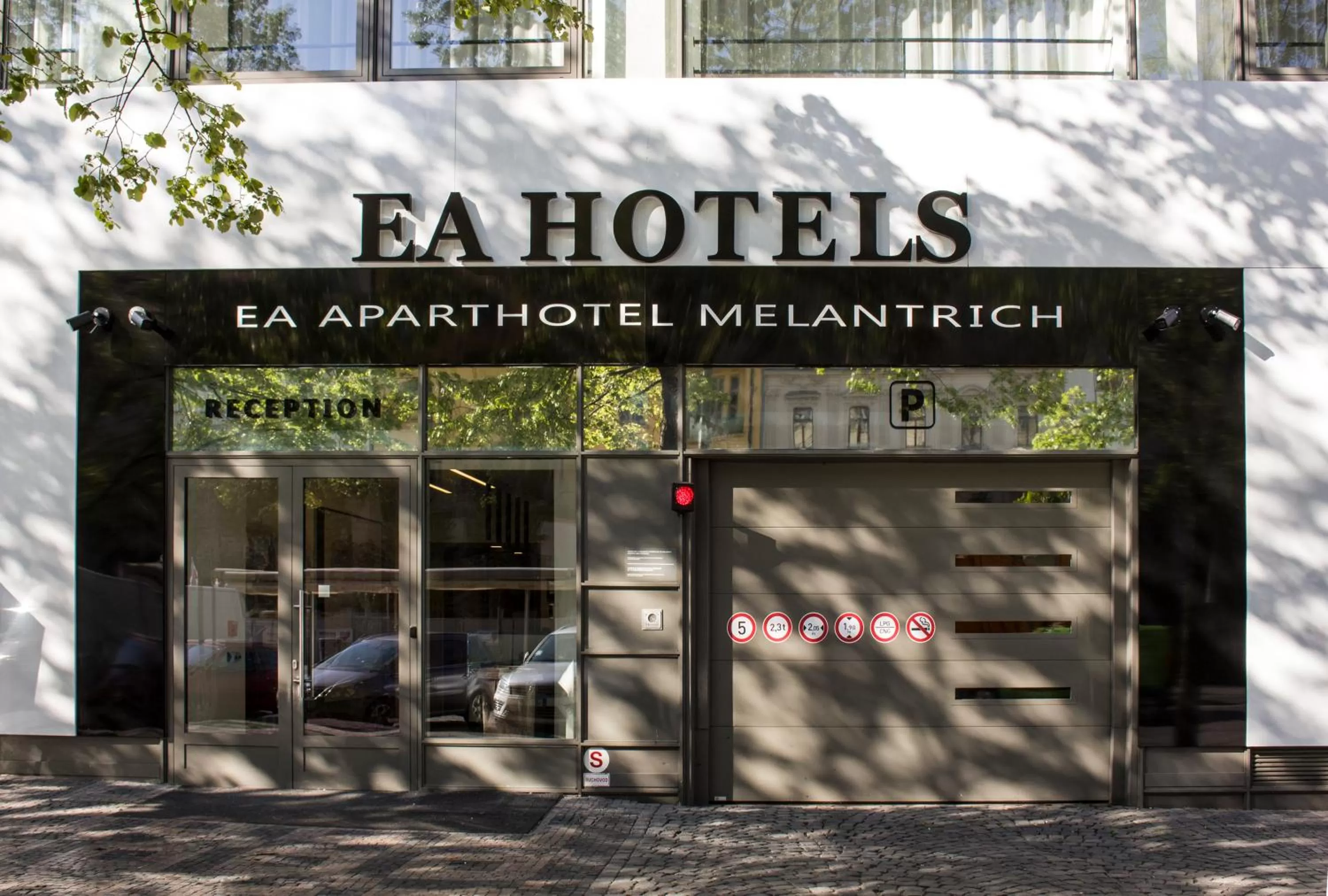Property building in EA ApartHotel Melantrich