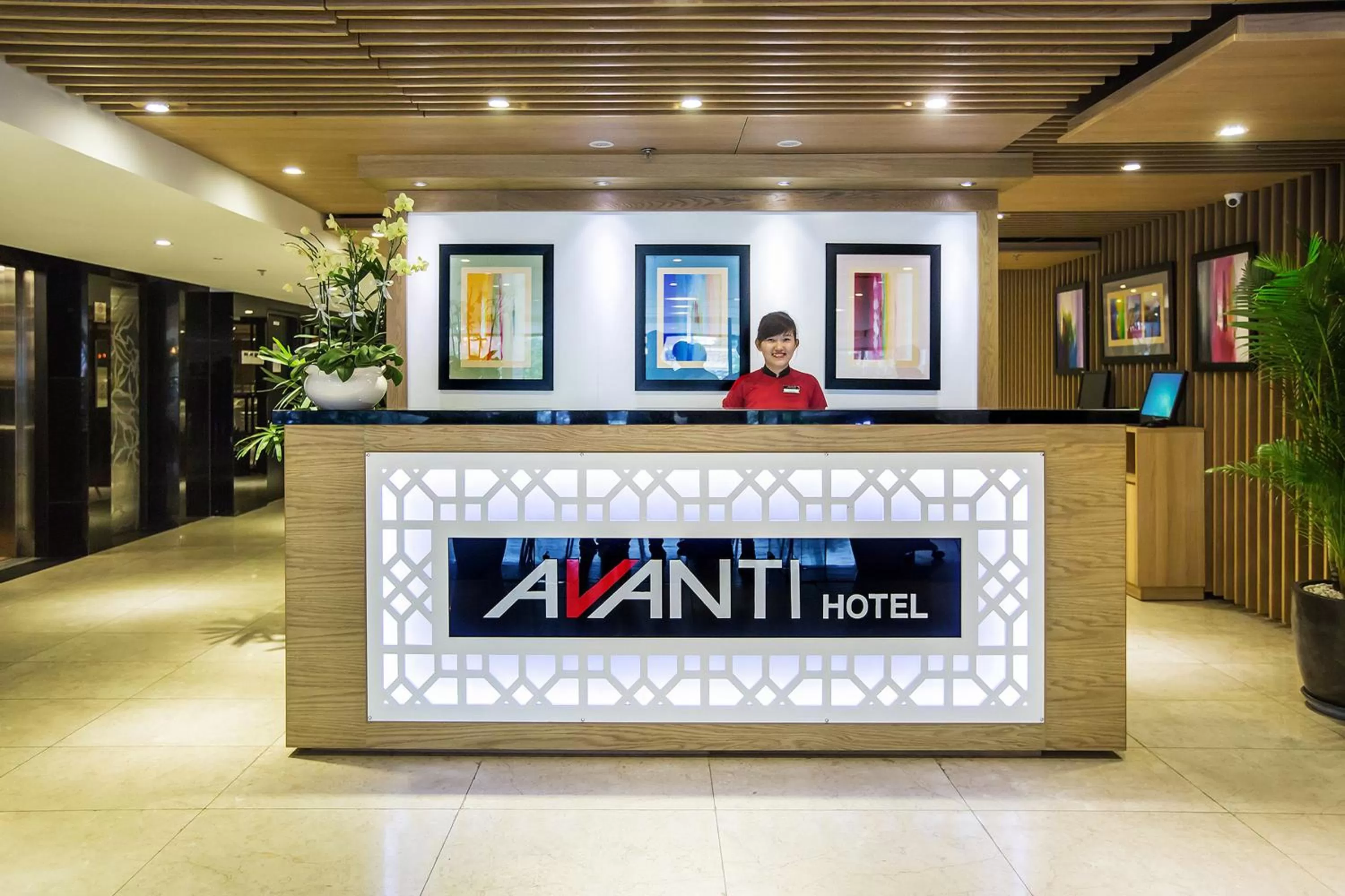 Lobby or reception in Avanti Hotel