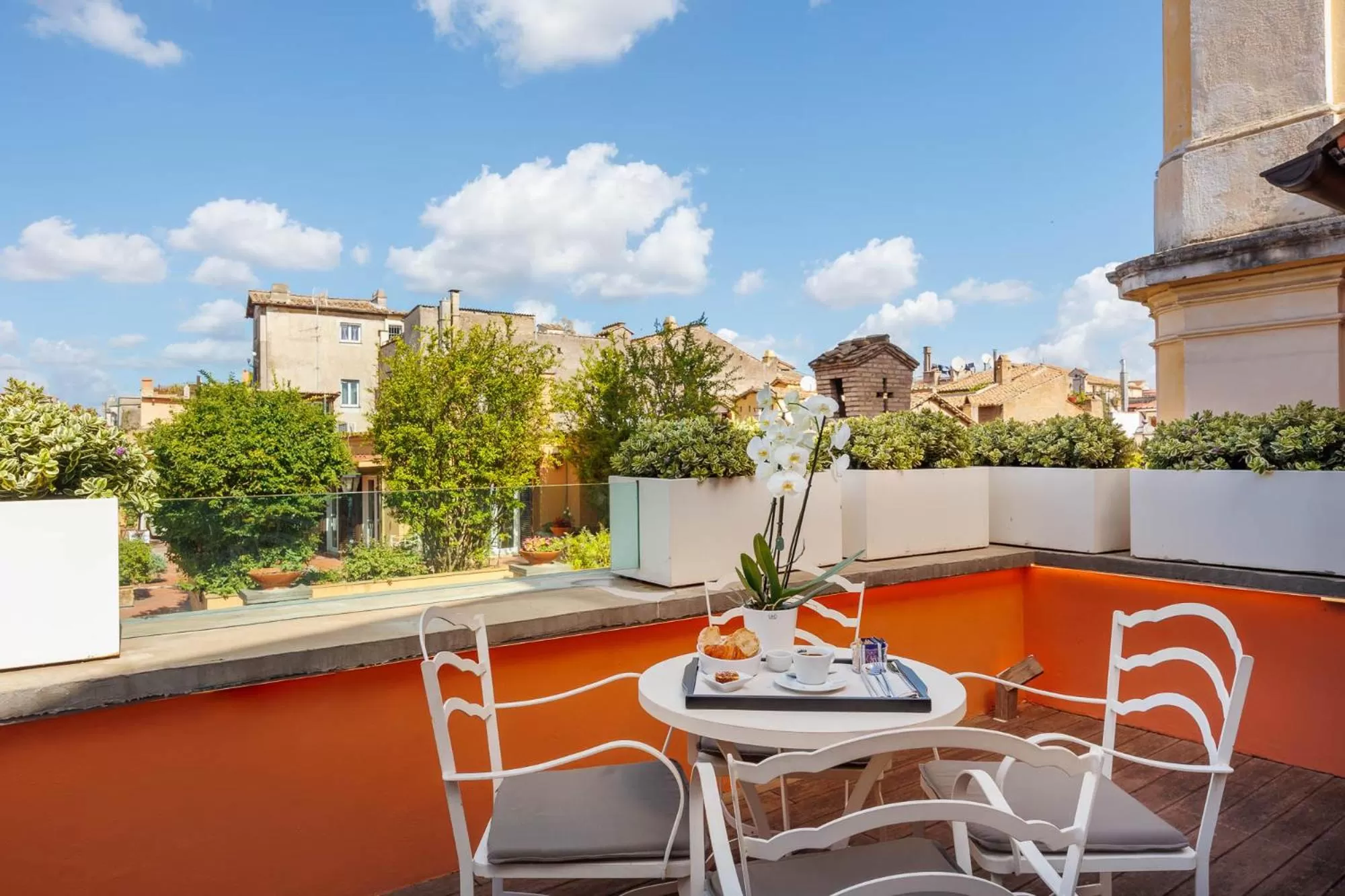 Balcony/Terrace in DOM Hotel Roma - Preferred Hotels & Resorts