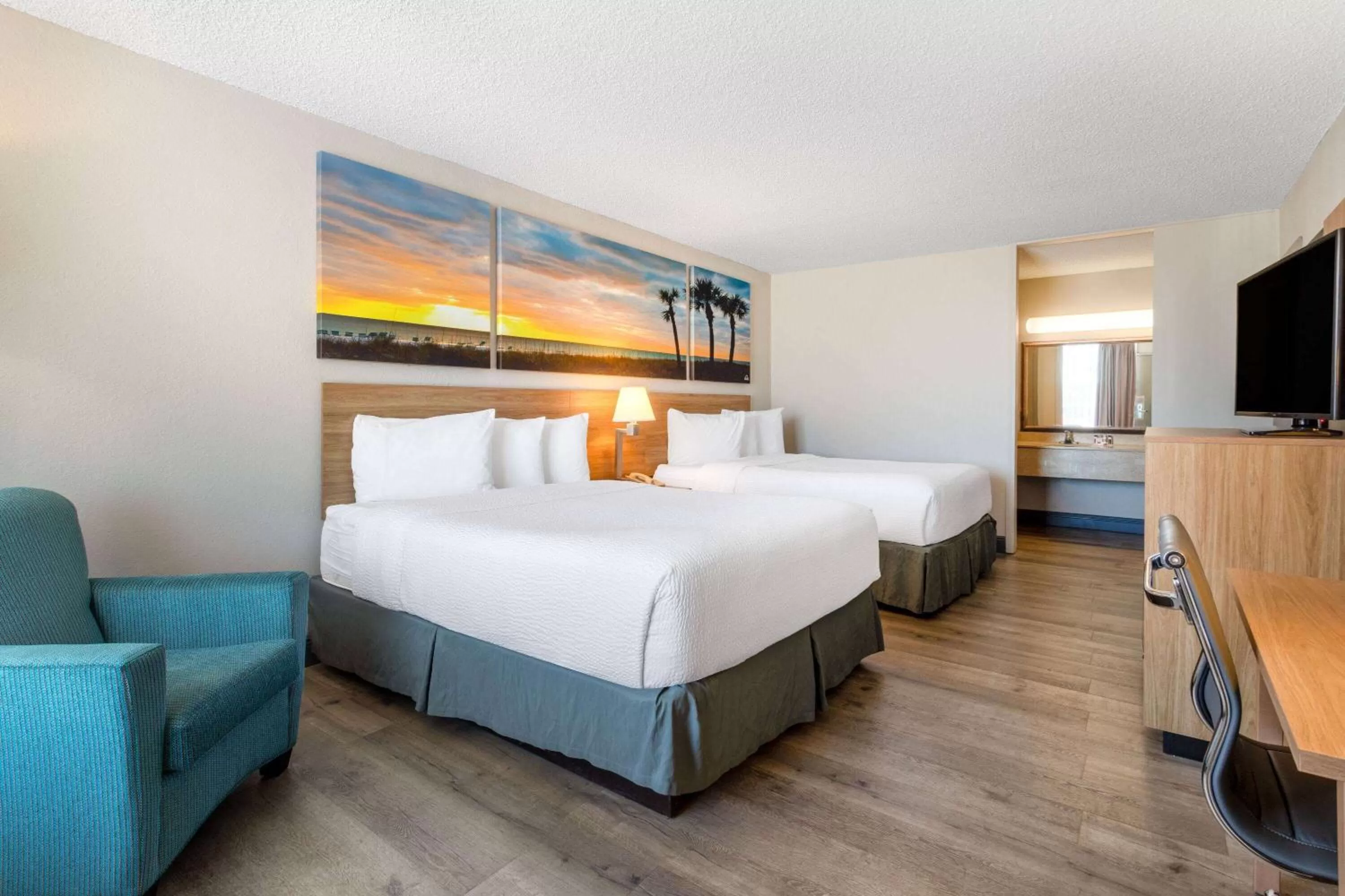 Photo of the whole room, Bed in Days Inn by Wyndham Titusville Kennedy Space Center