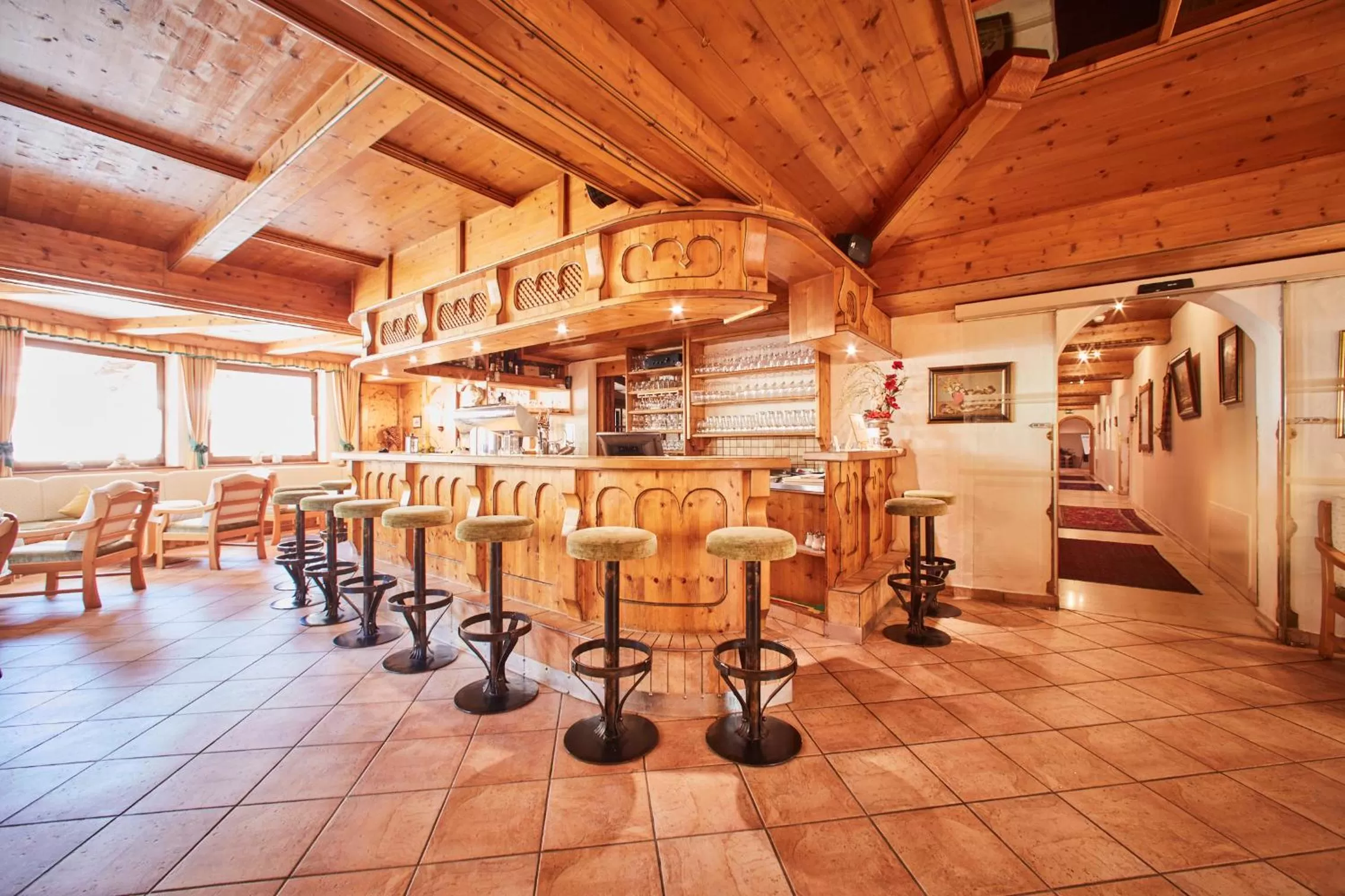 Lounge or bar in Hotel Brennerspitz