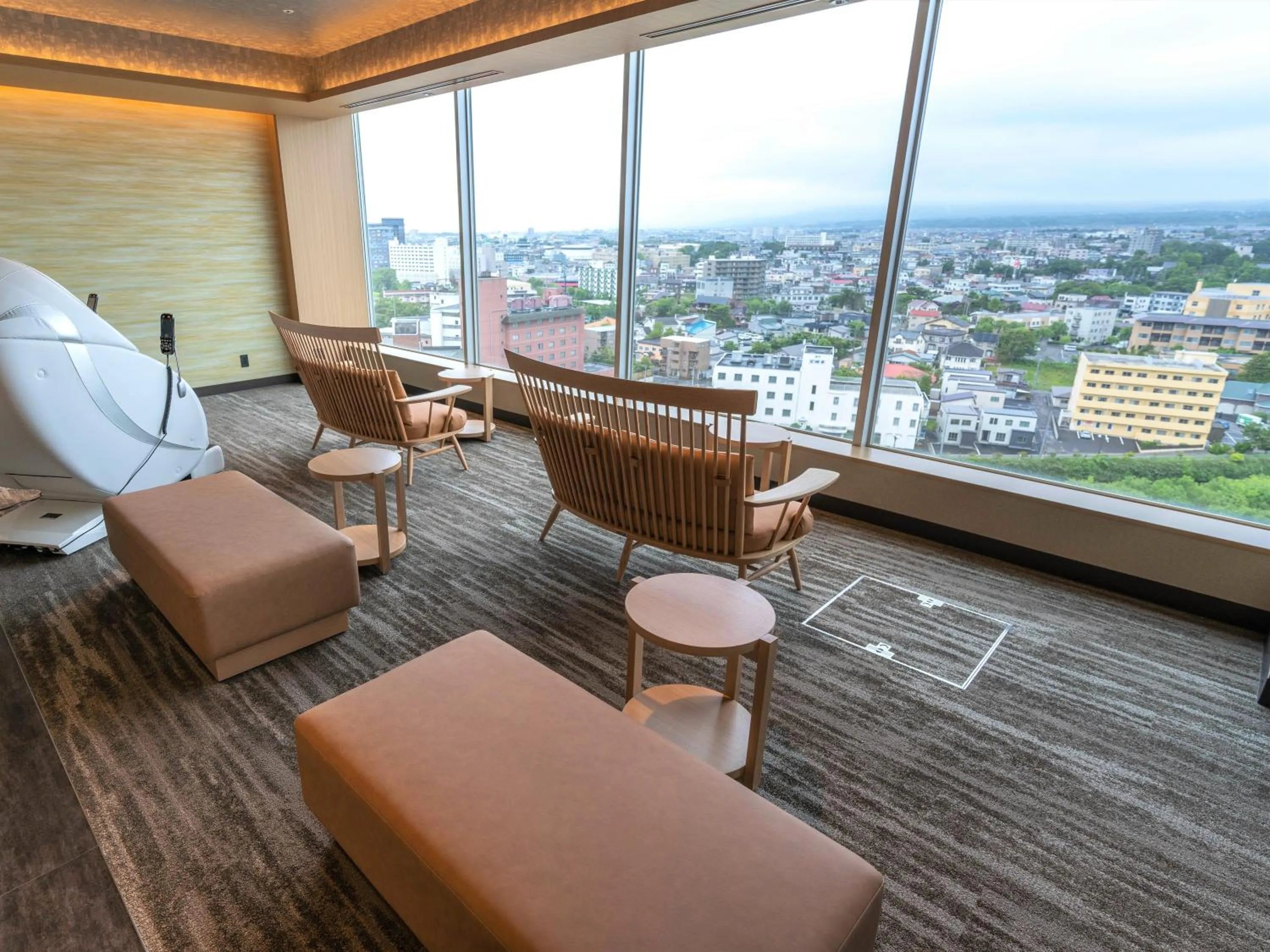 Hot Spring Bath in Hakodate Yunokawa Onsen Umi to Akari Hewitt Resort