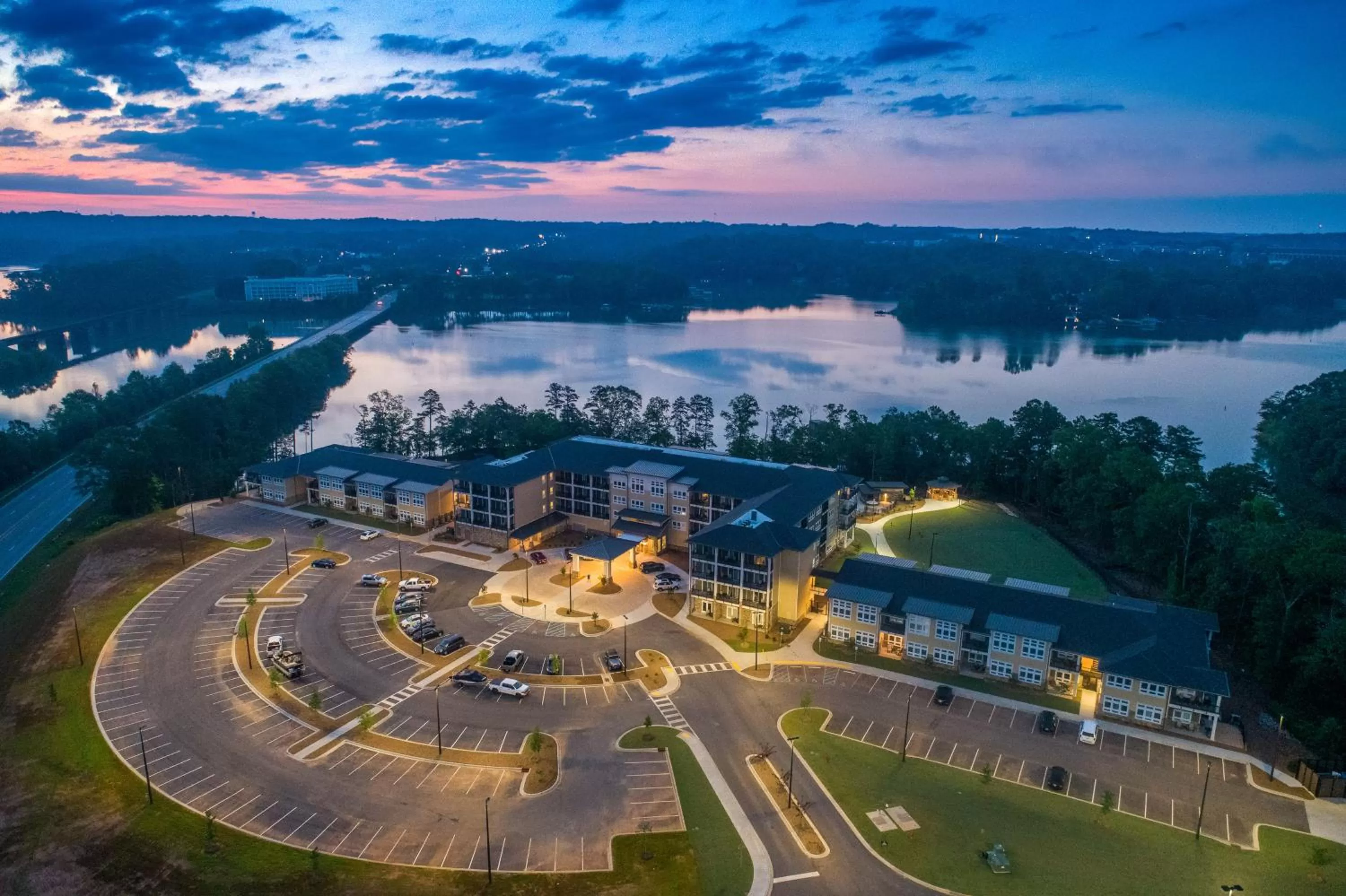 Bird's eye view in Lakeside Lodge Clemson