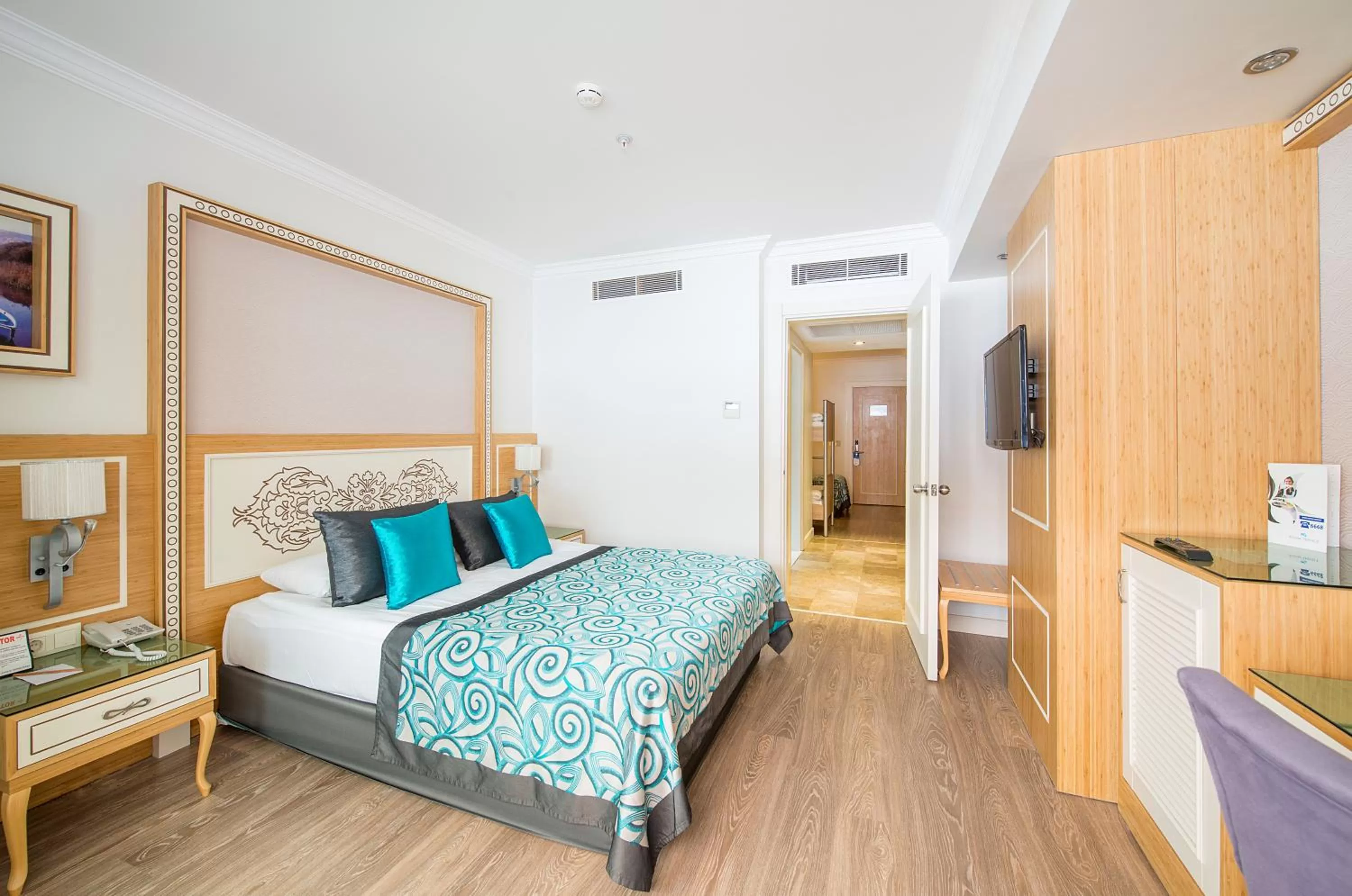 Bedroom, Bed in Crystal Waterworld Aqua Collection - Ultimate All Inclusive