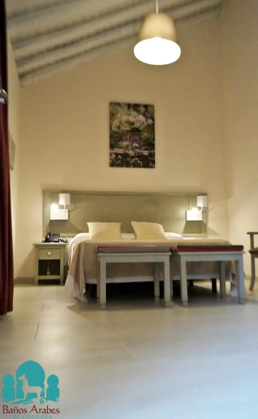 Bed in Hospedería Baños Arabes de Córdoba Dos