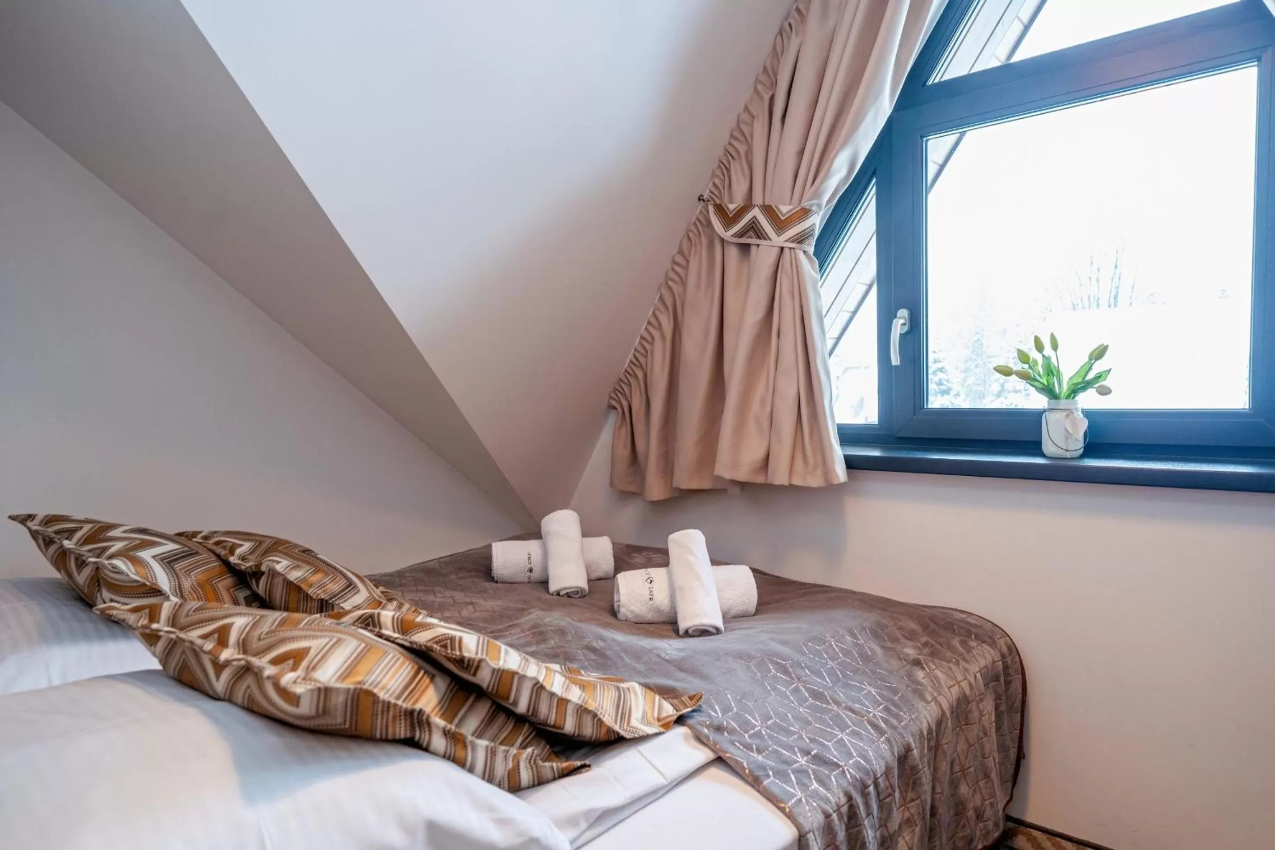 Bed in Serce Tatr Residence Zakopane - blisko Krupówek