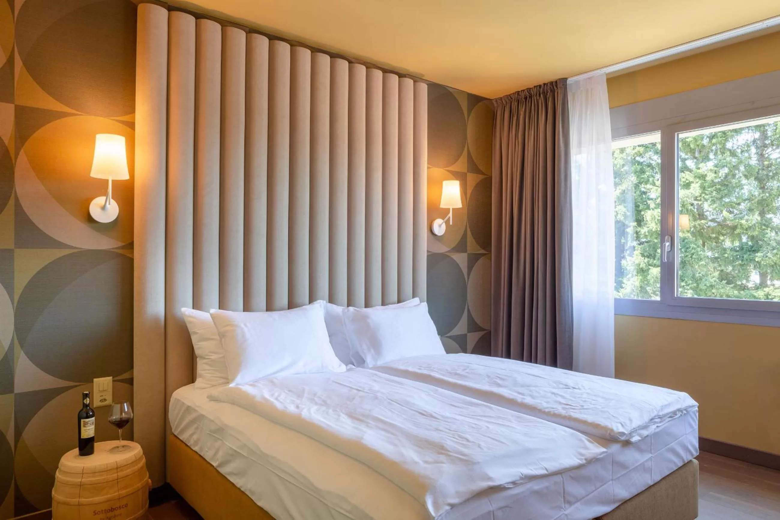 Bed in Conca Bella Boutique Hotel & Wine Experience