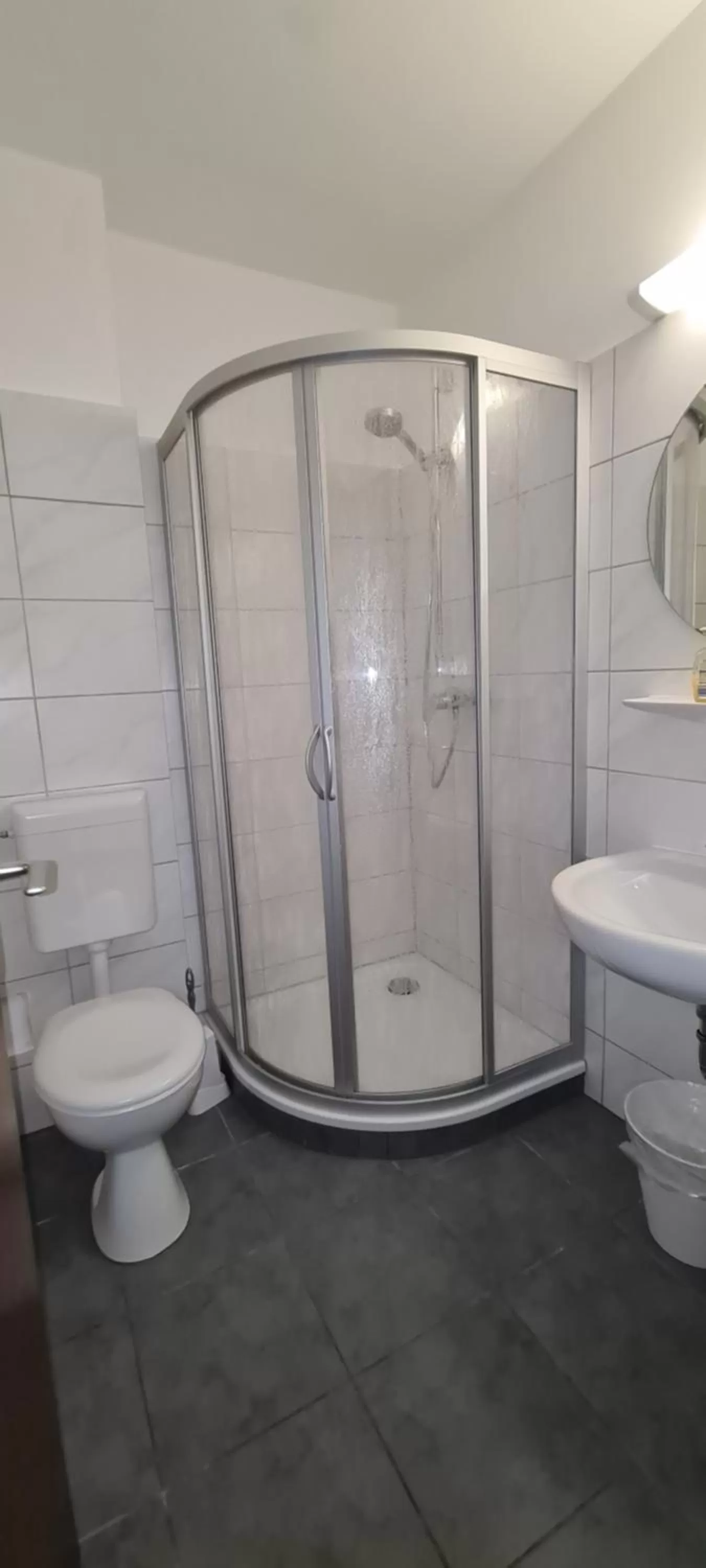 Shower, Bathroom in Aparthotel Höper