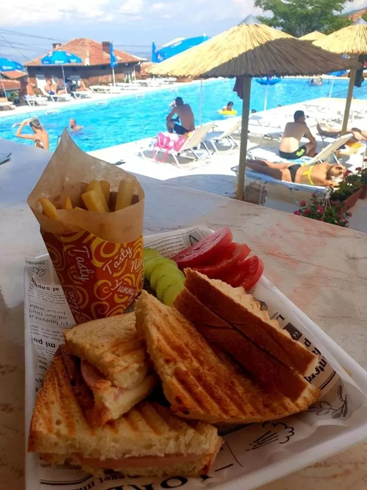 Swimming pool in Eco Hotel Momata