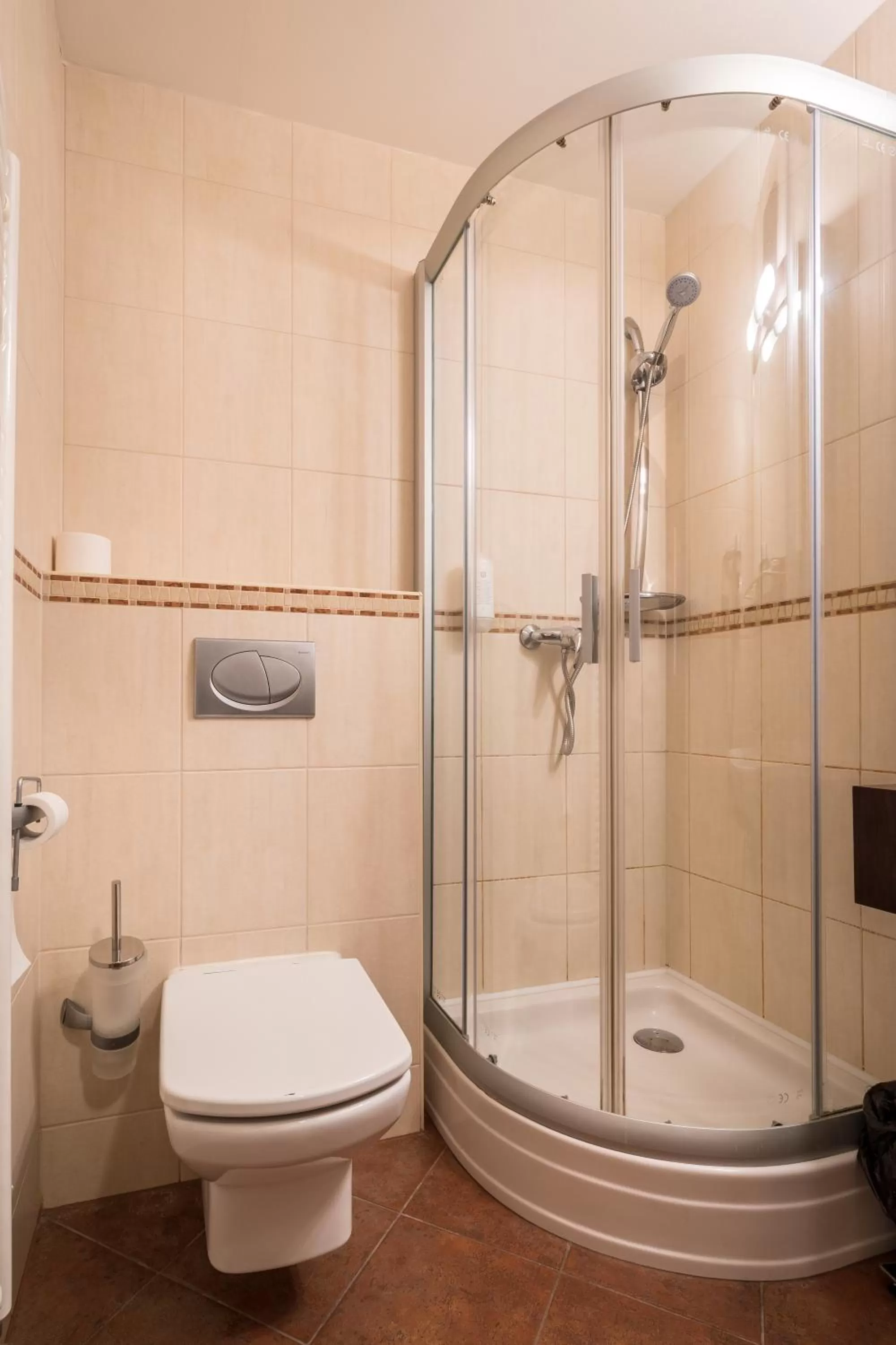 Bathroom in Hotel U Hejtmana Šarovce