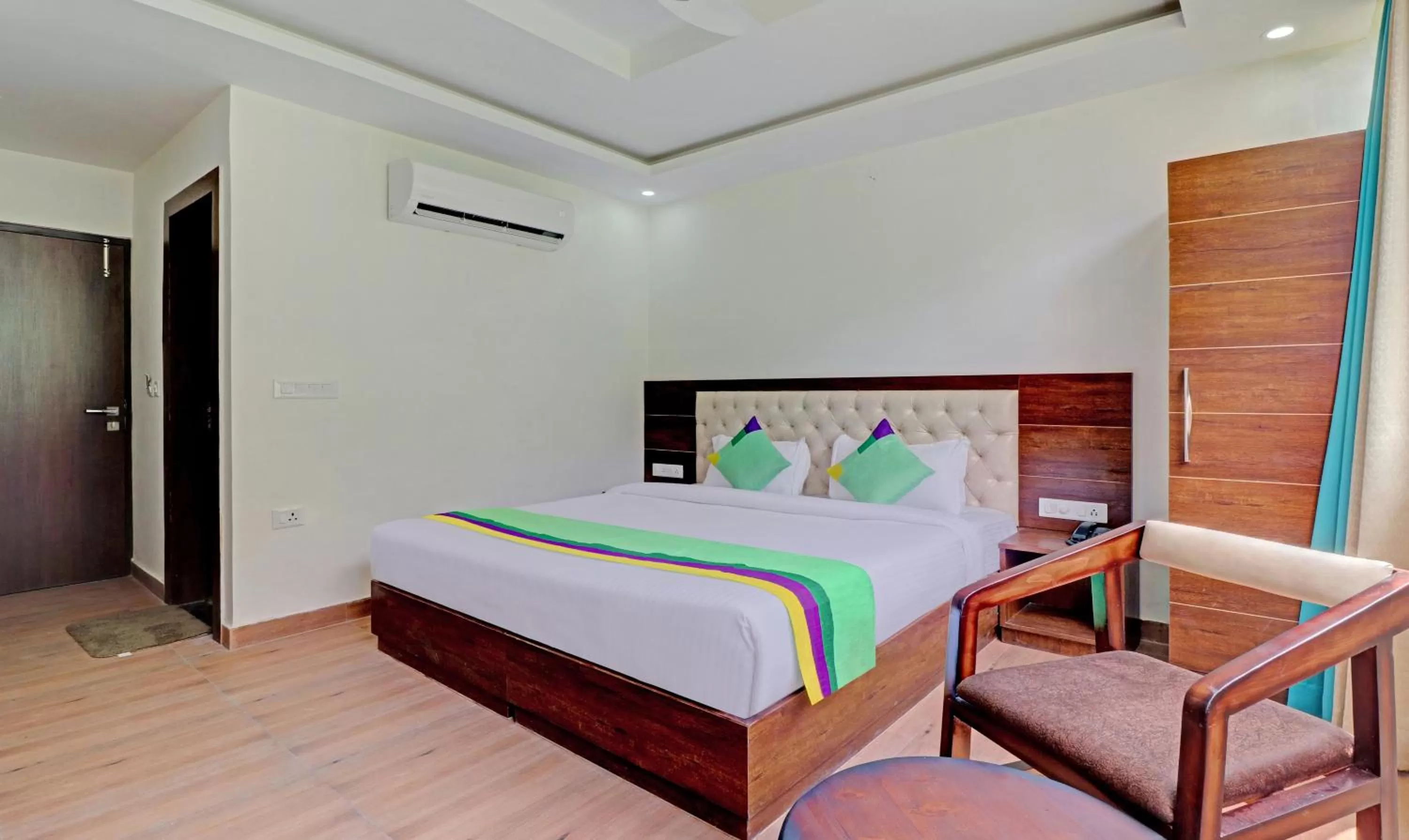 Bed in Hotel Hidden Delight Rishikesh