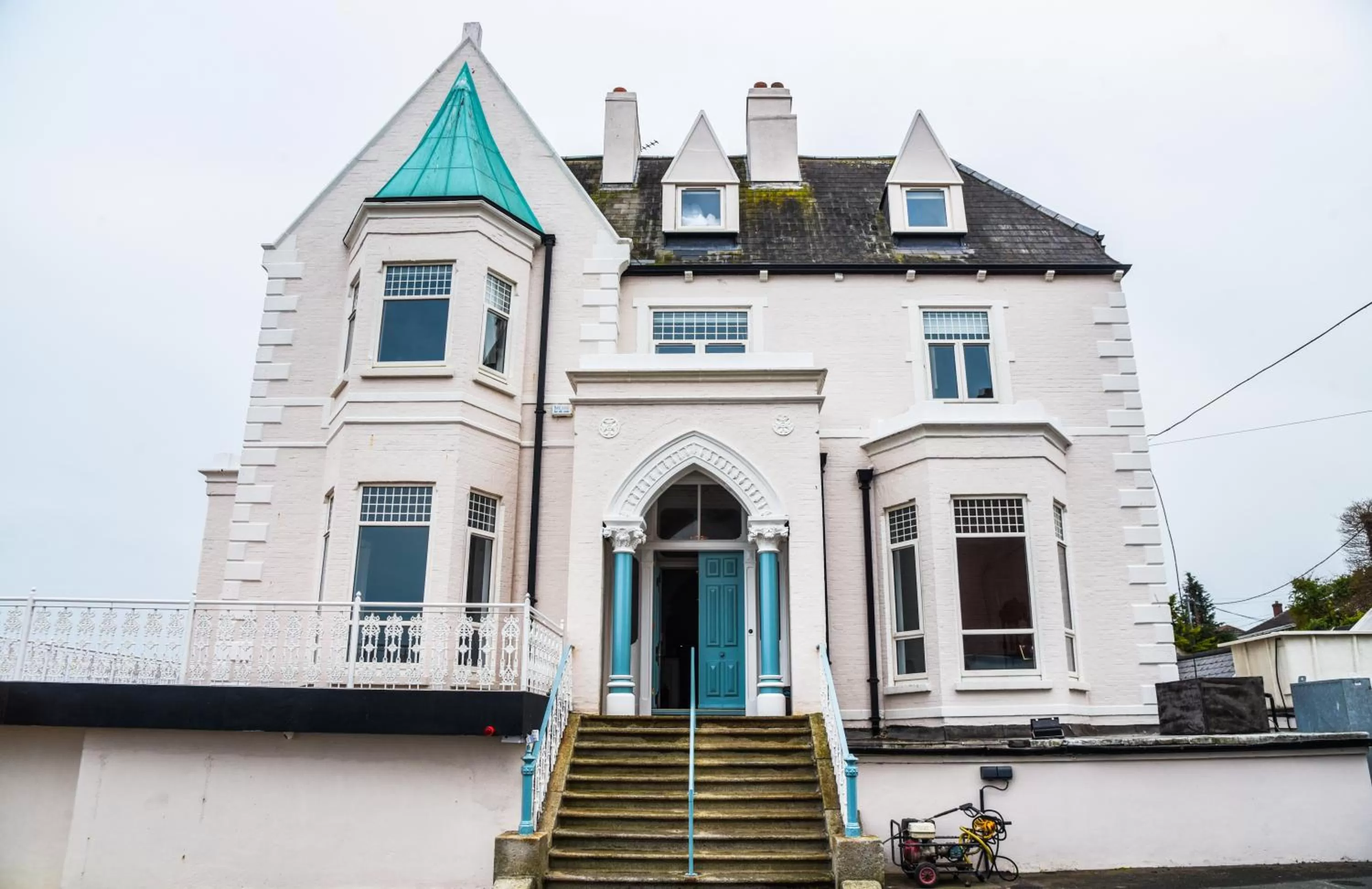 Property building in The Strand Hotel, the former residence of Oscar Wilde