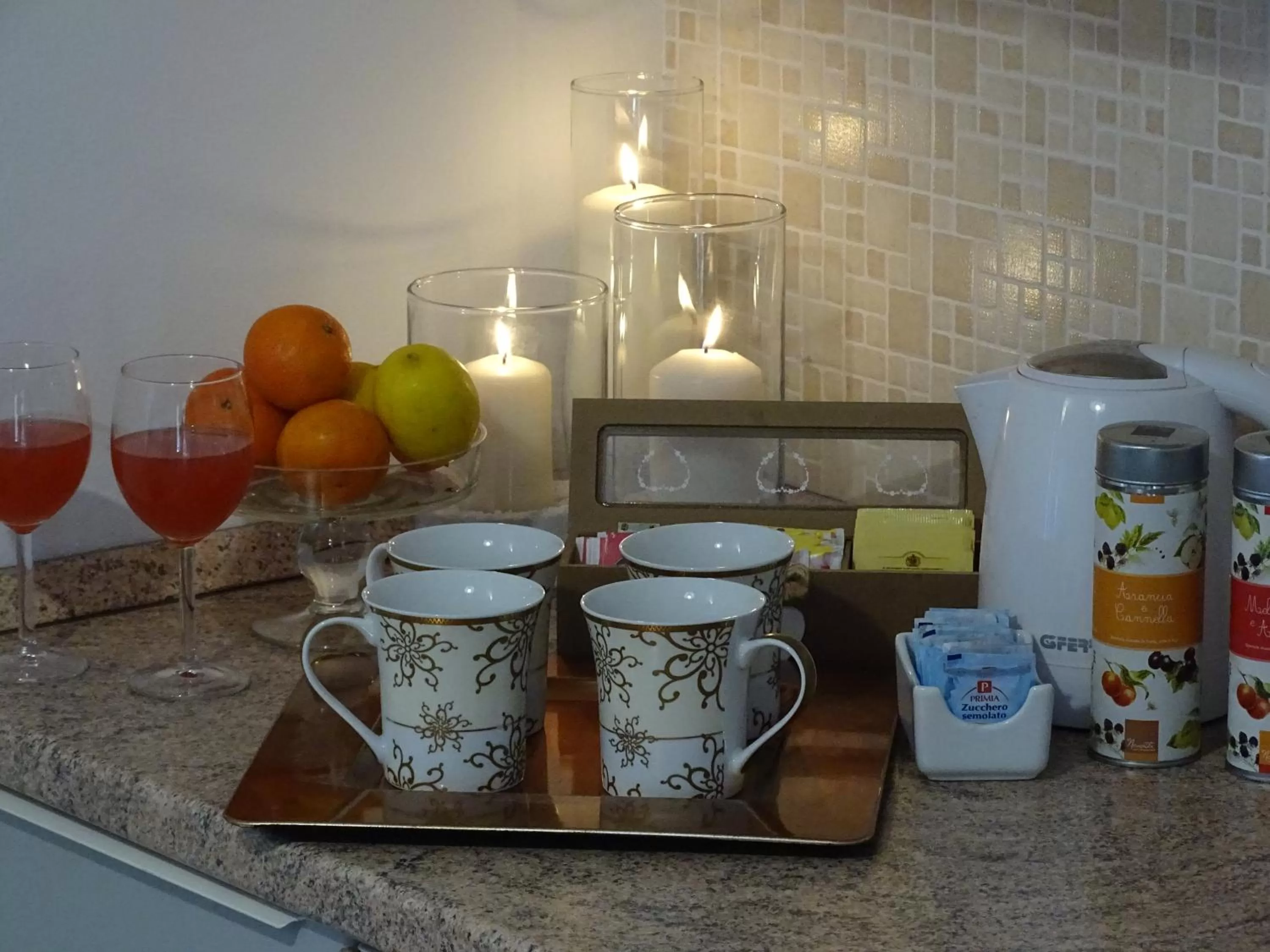 Coffee/tea facilities in La casa di Clara