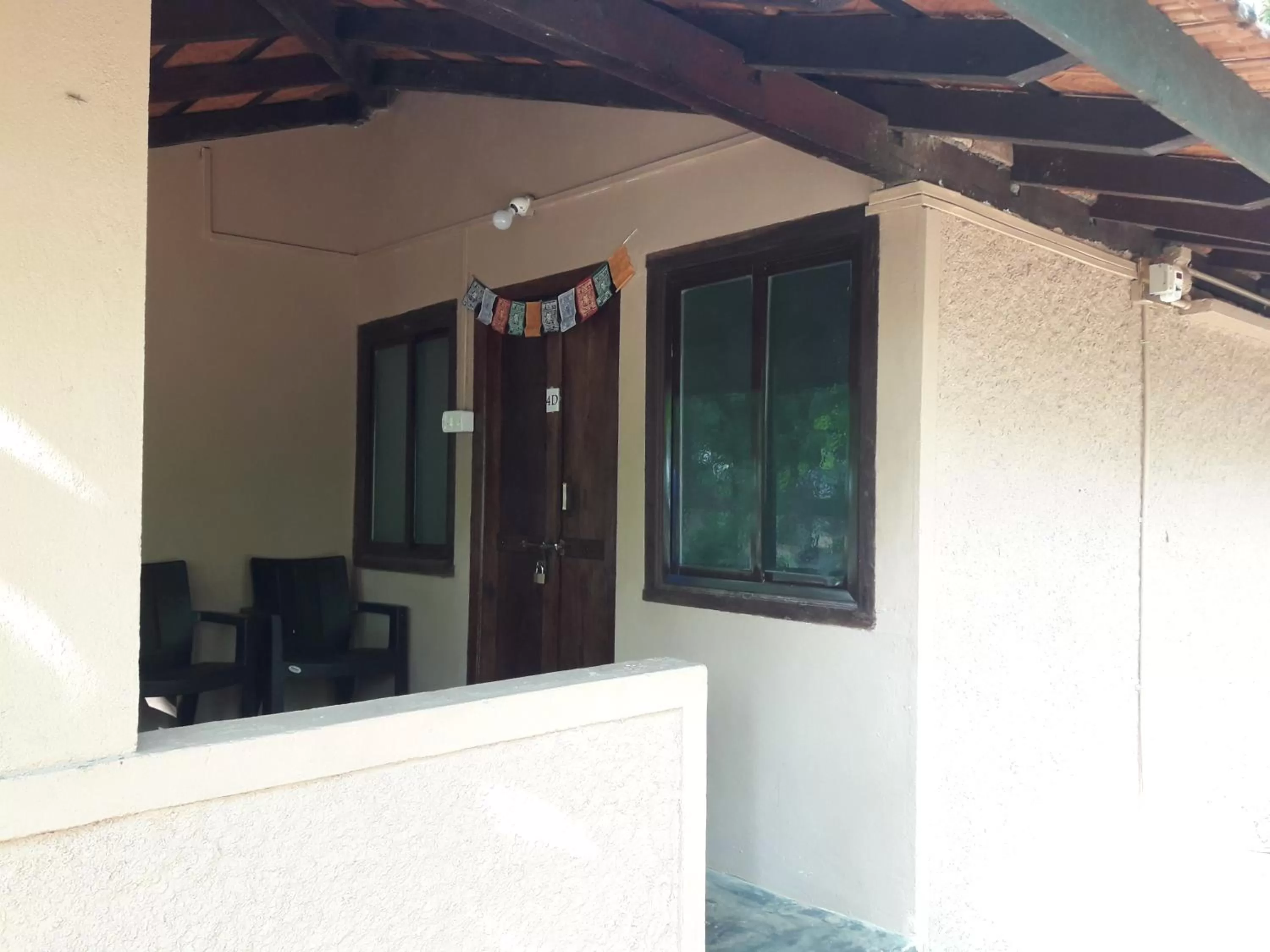 Facade/entrance in OmBodhi Retreat