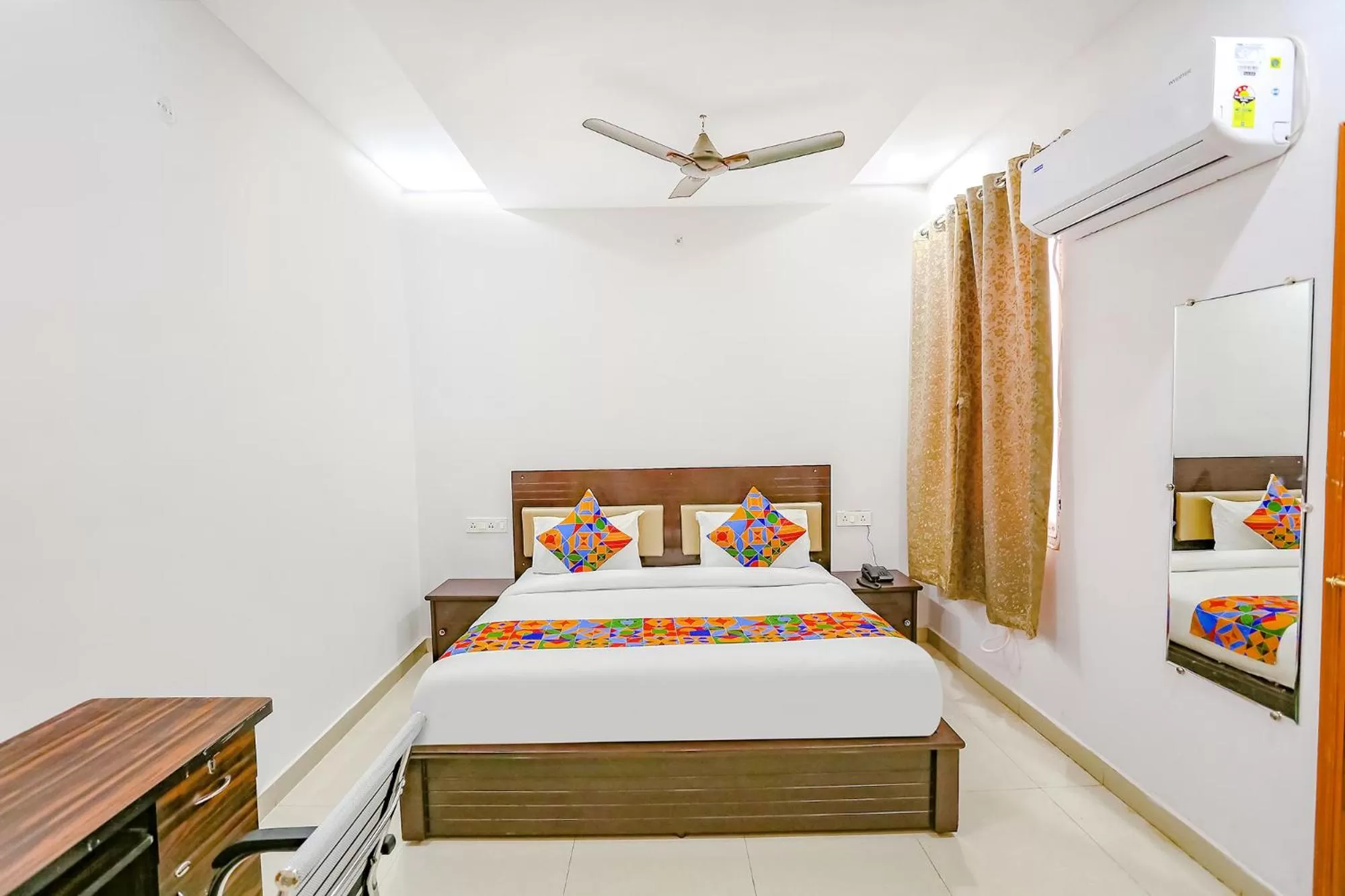 Bed in FabHotel KS Grand