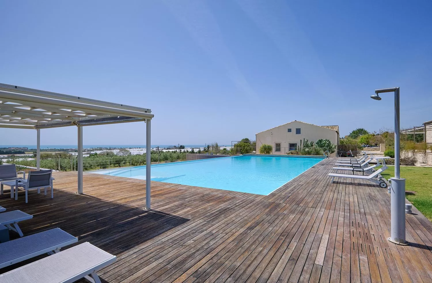 Swimming pool in Petrantica Resort