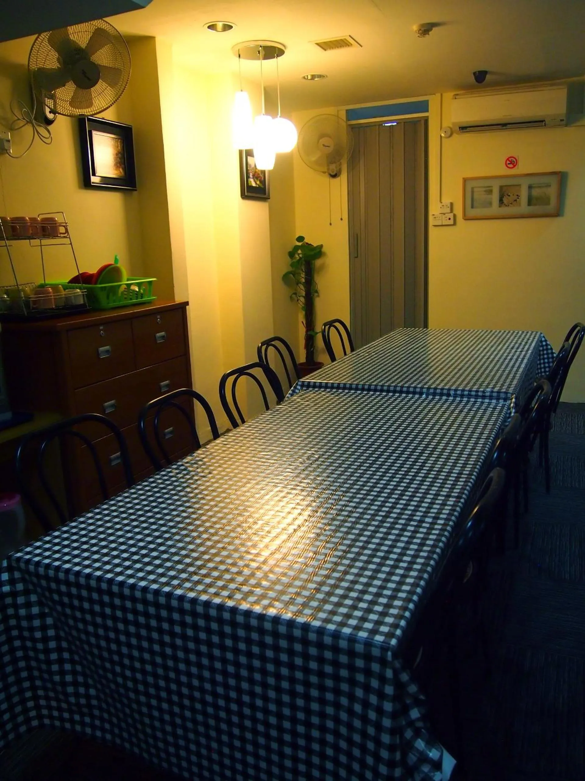 Dining area in Kawan Hostel