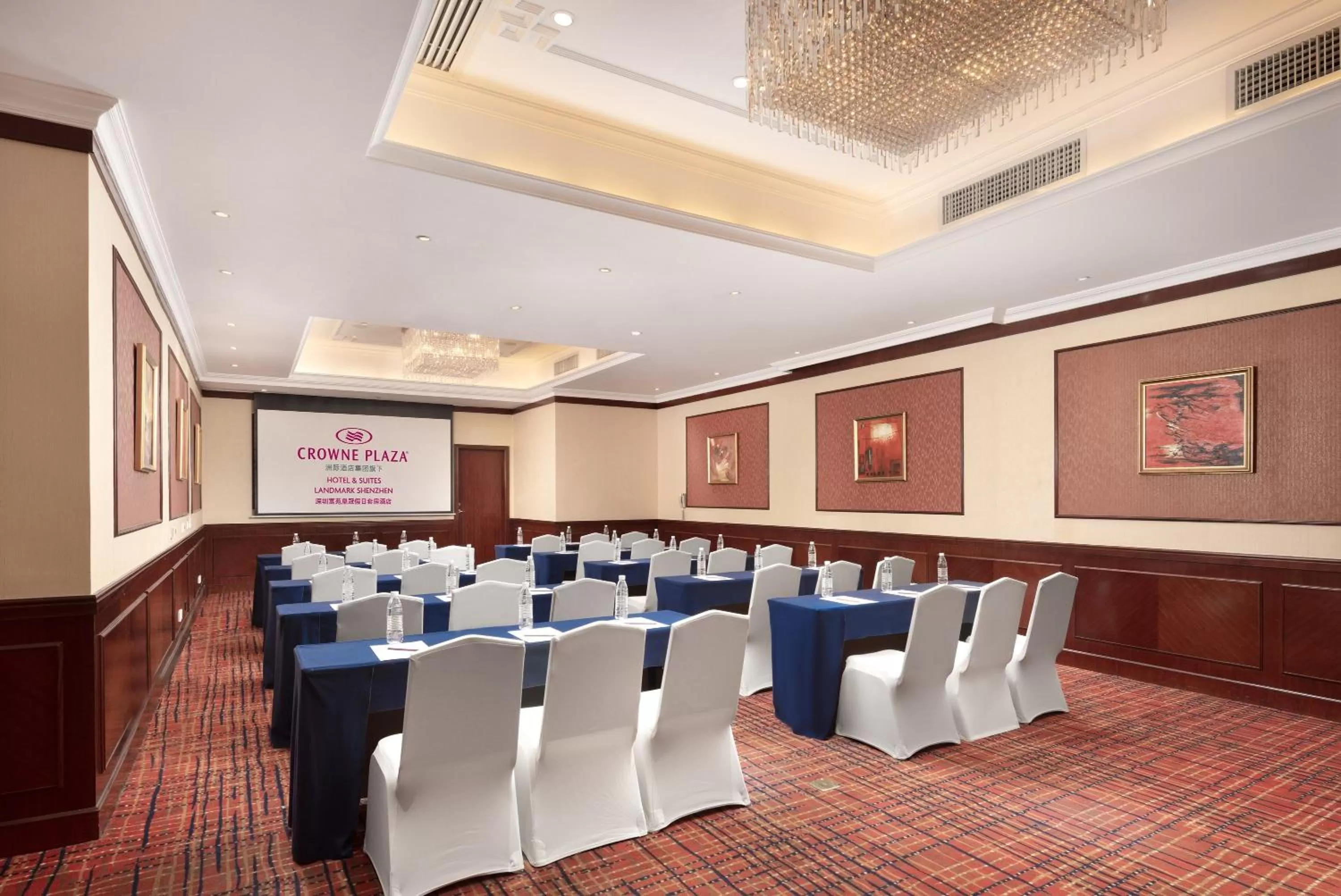 Meeting/conference room in Crowne Plaza Hotel & Suites Landmark Shenzhen, an IHG Hotel - Nearby Luohu Border, Indoor heated swimming pool, Receive RMB100 SPA coupon upon check-in