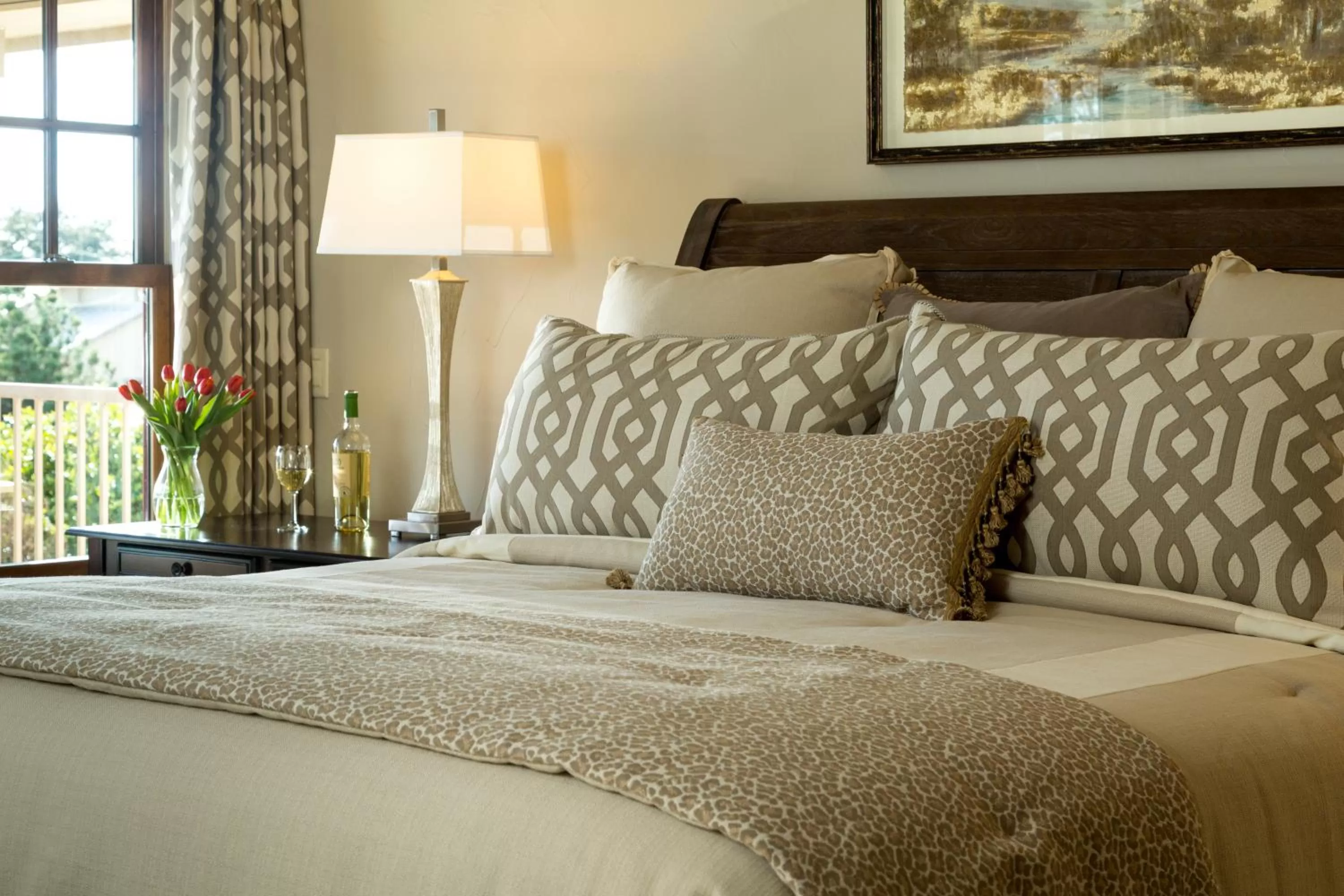 Bed in Inn on Lake Granbury a Boutique Hotel