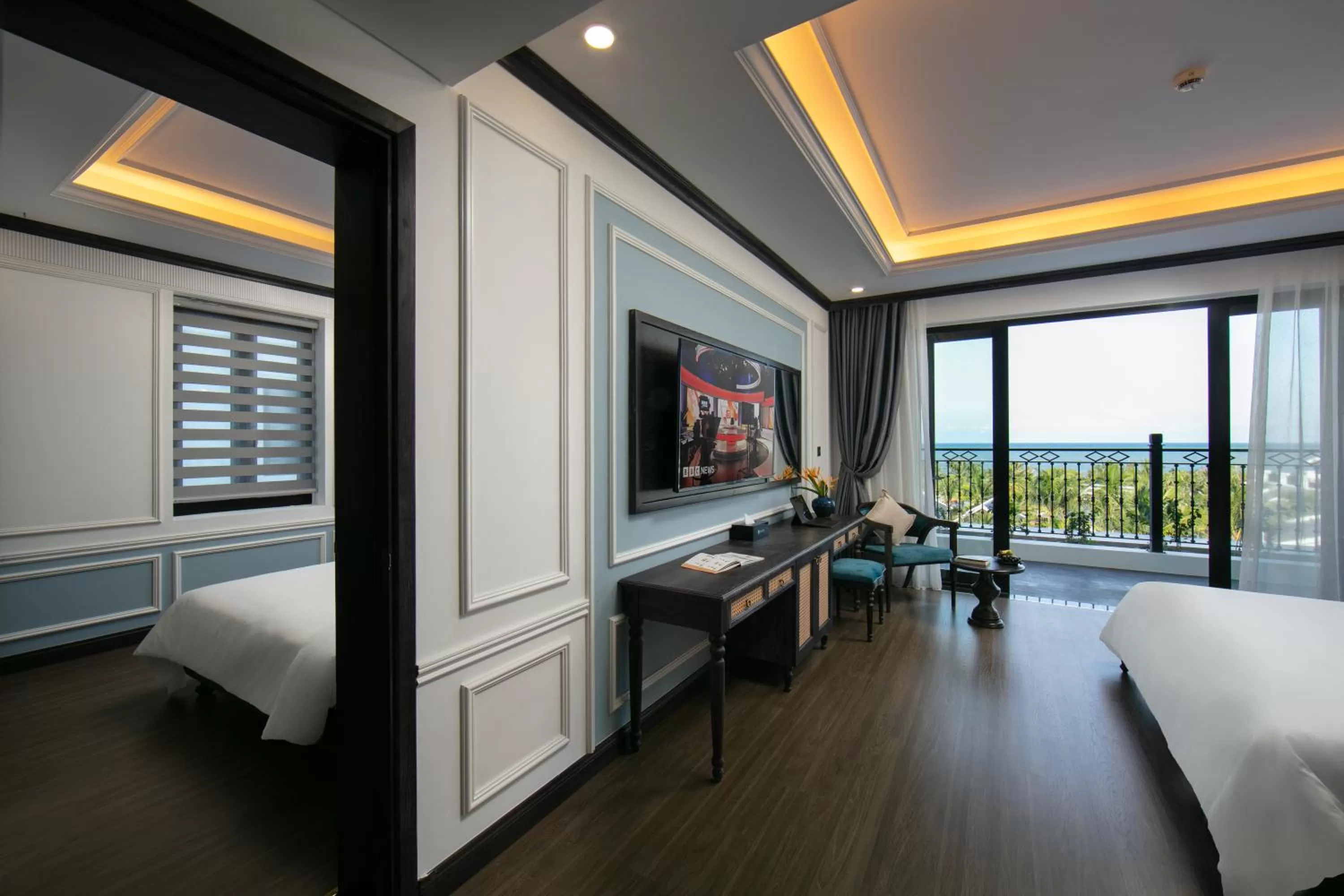 Family Connecting Ocean View in Bliss Hoi An Beach Resort & Wellness