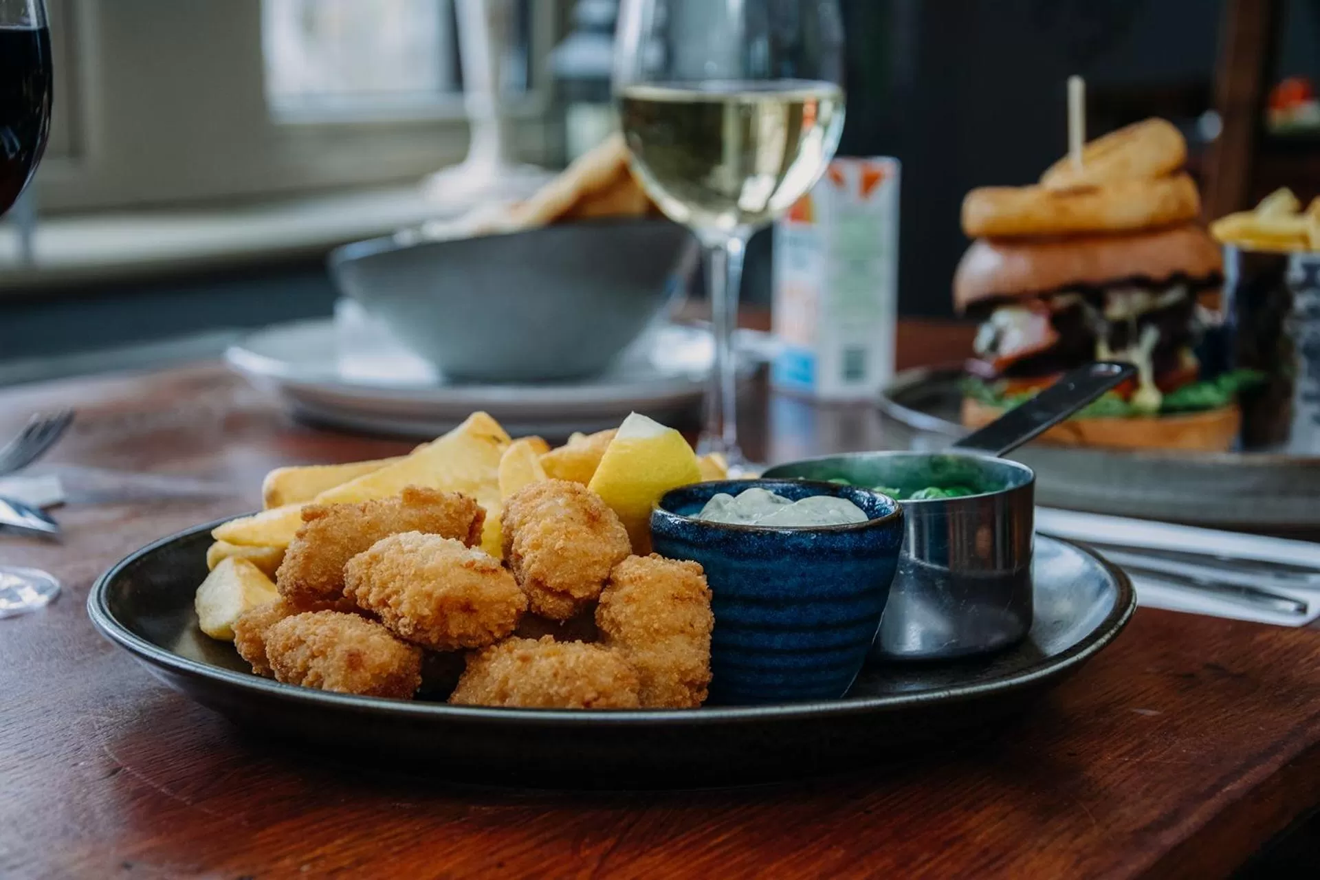 Food close-up in The George Inn