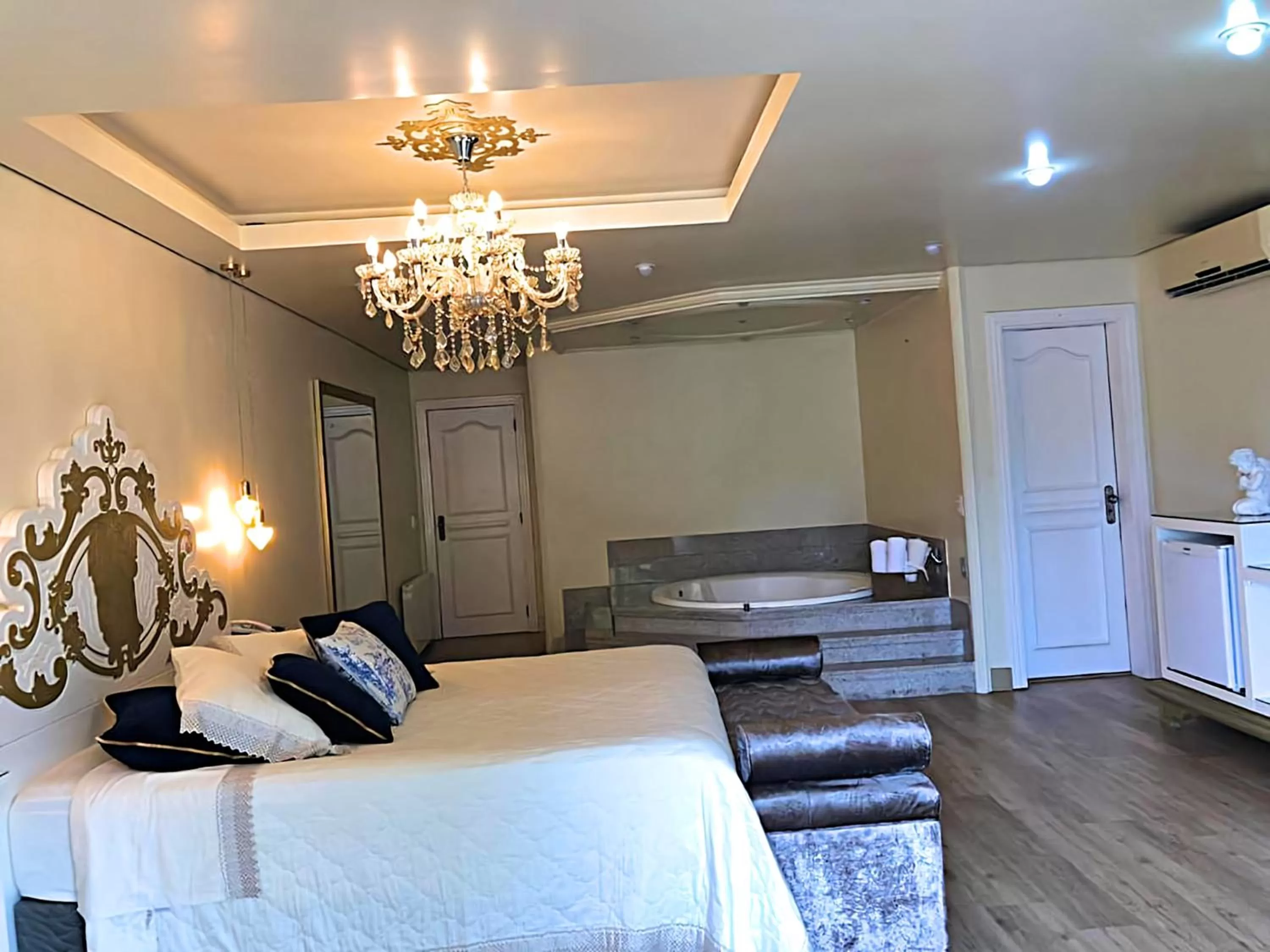 Bed in Pousada dos Anjos