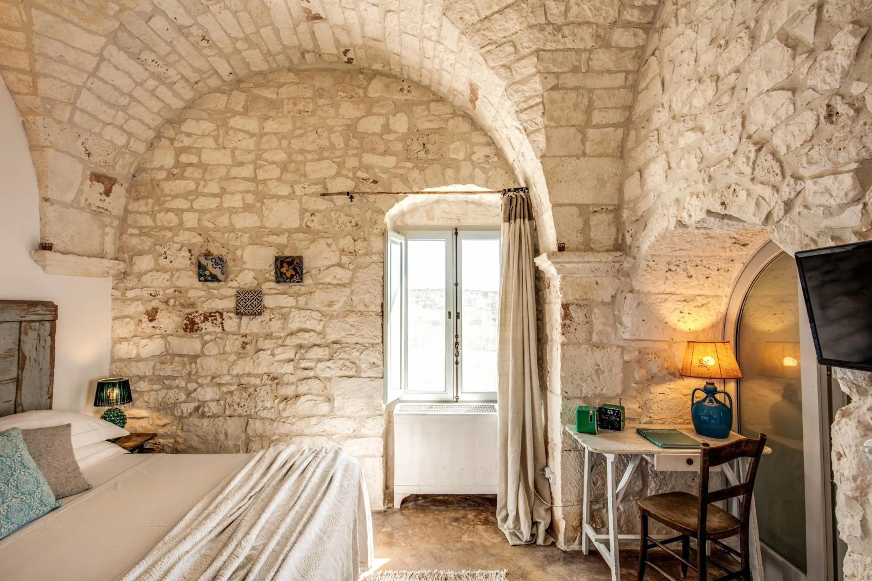 Bed in Masseria Cervarolo