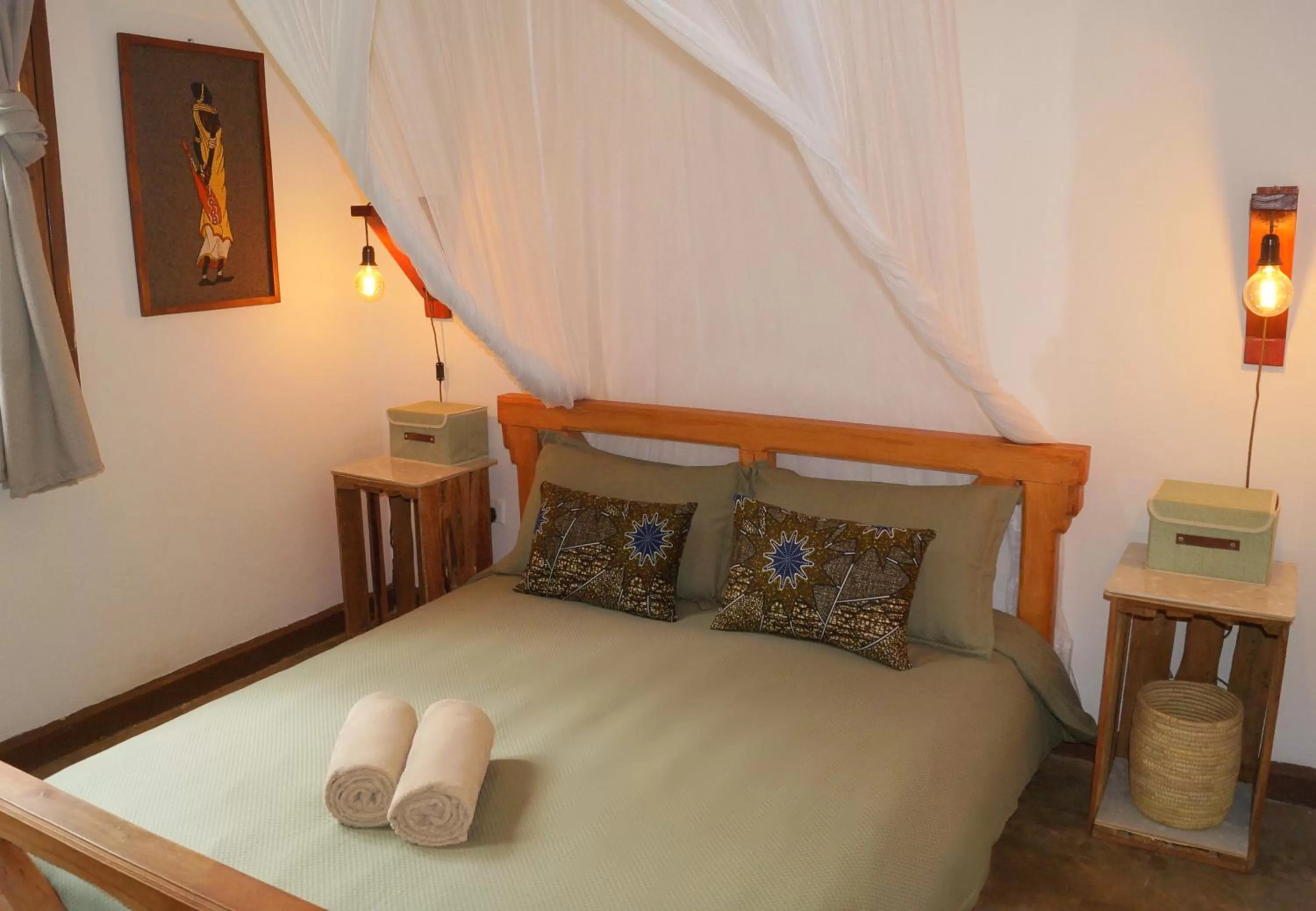 Bed in Utamaduni House B&B