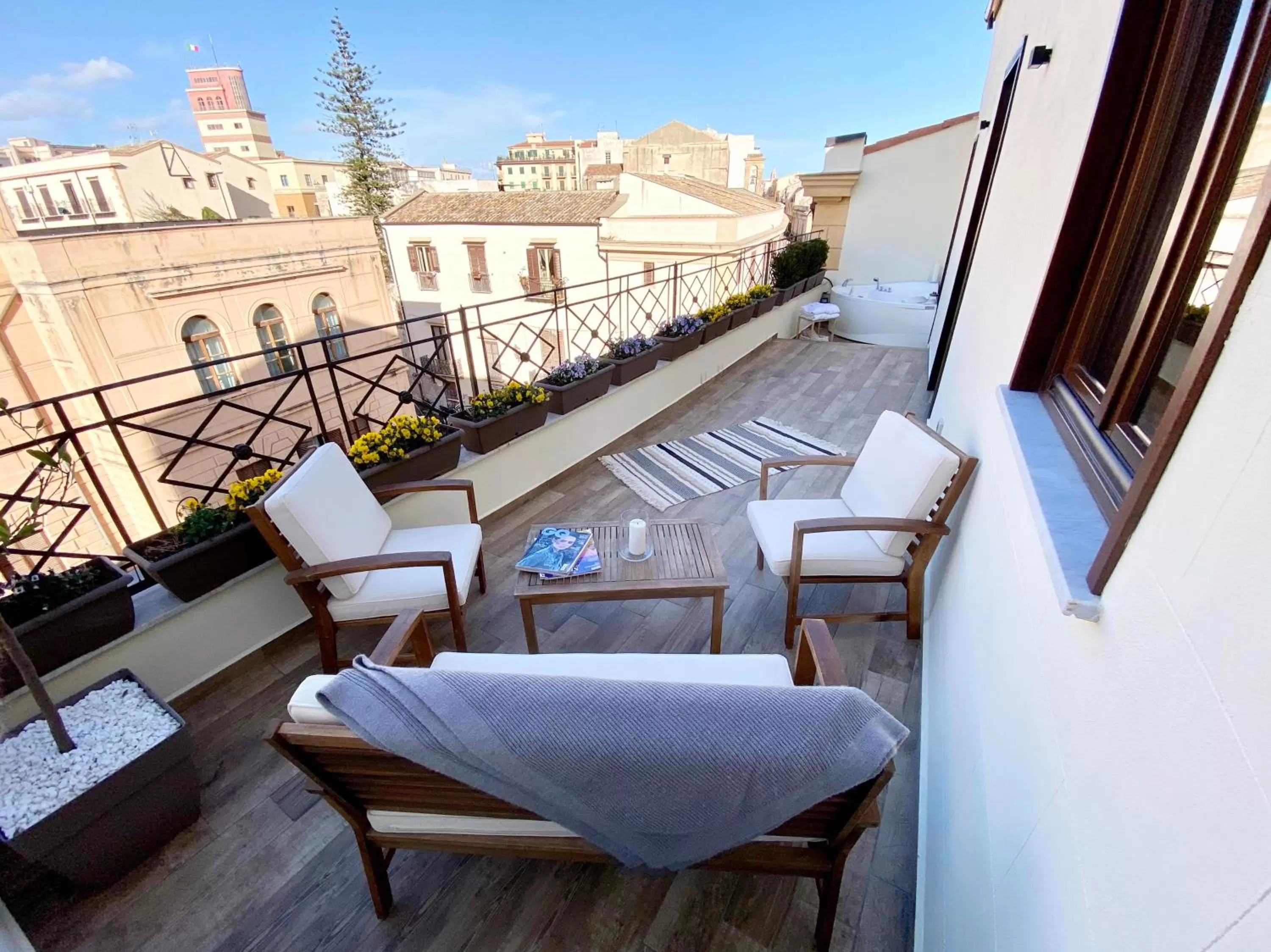 Balcony/Terrace in Casa Nostra Luxury Suites & Spa