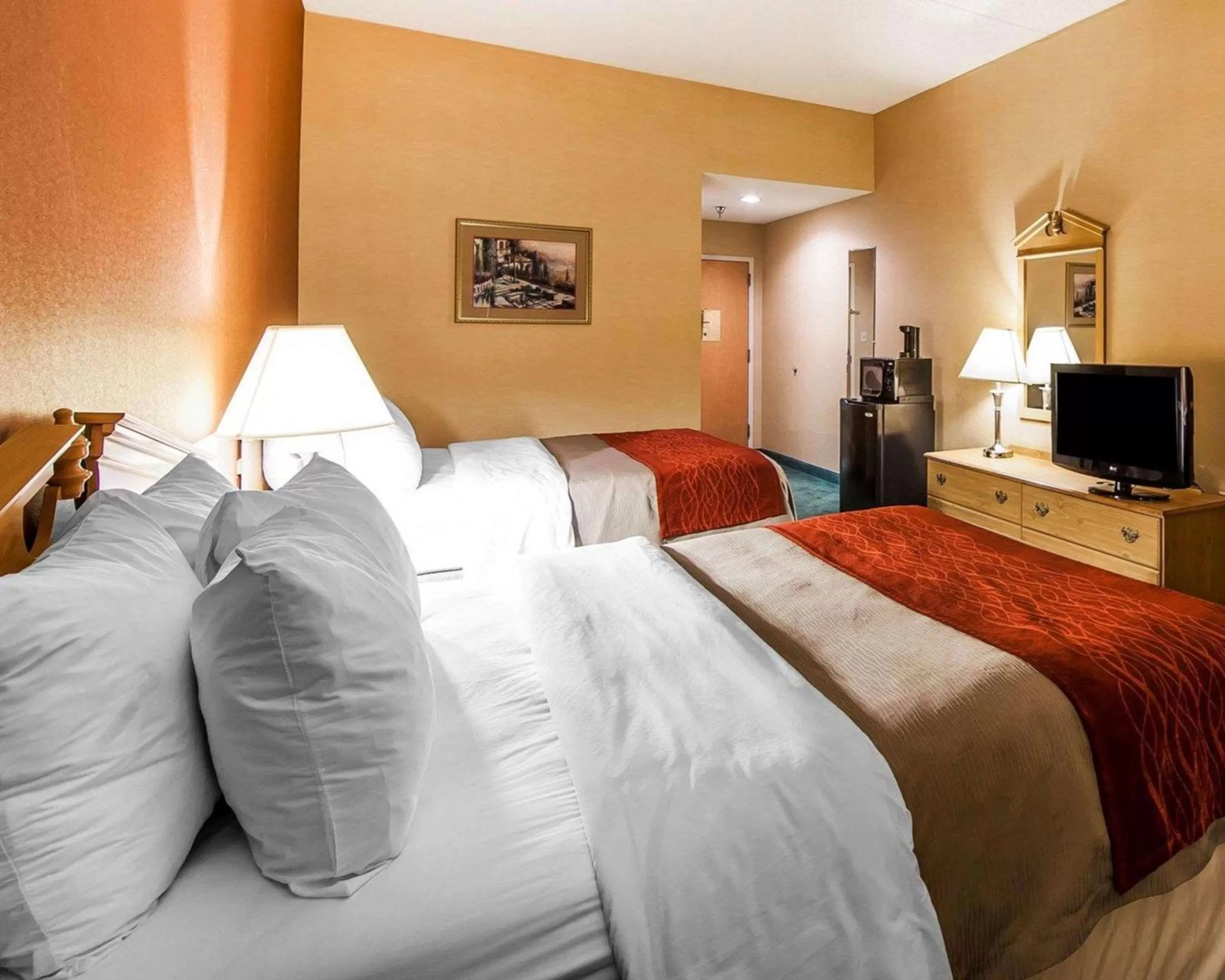 Photo of the whole room, Bed in Econo Lodge Newport Smoky Mountains Gateway