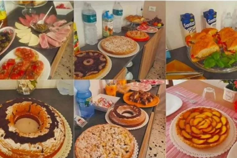 Food and drinks in B&B A Modo Mio