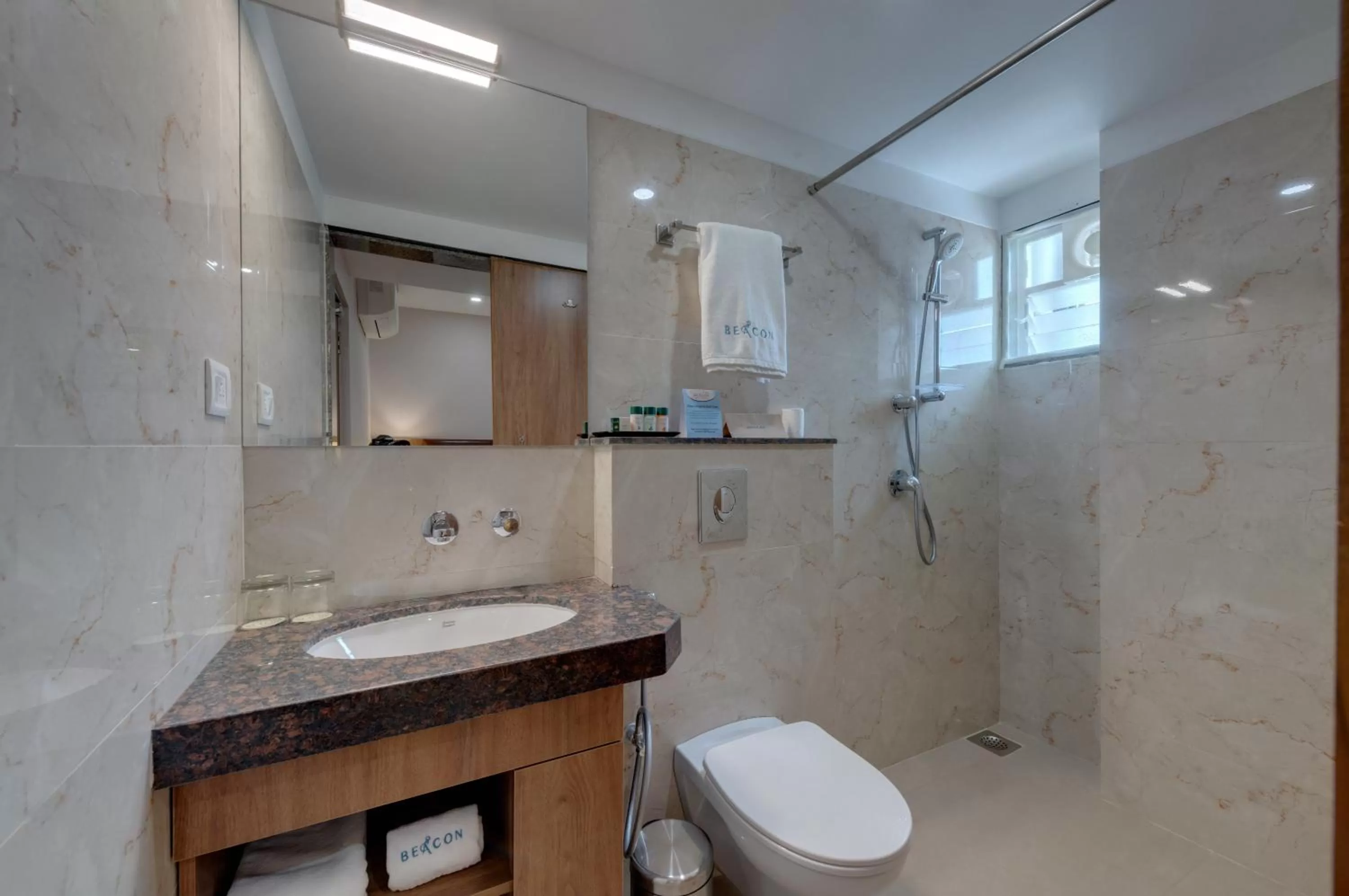 Bathroom in The Beacon Hotel Vadodara